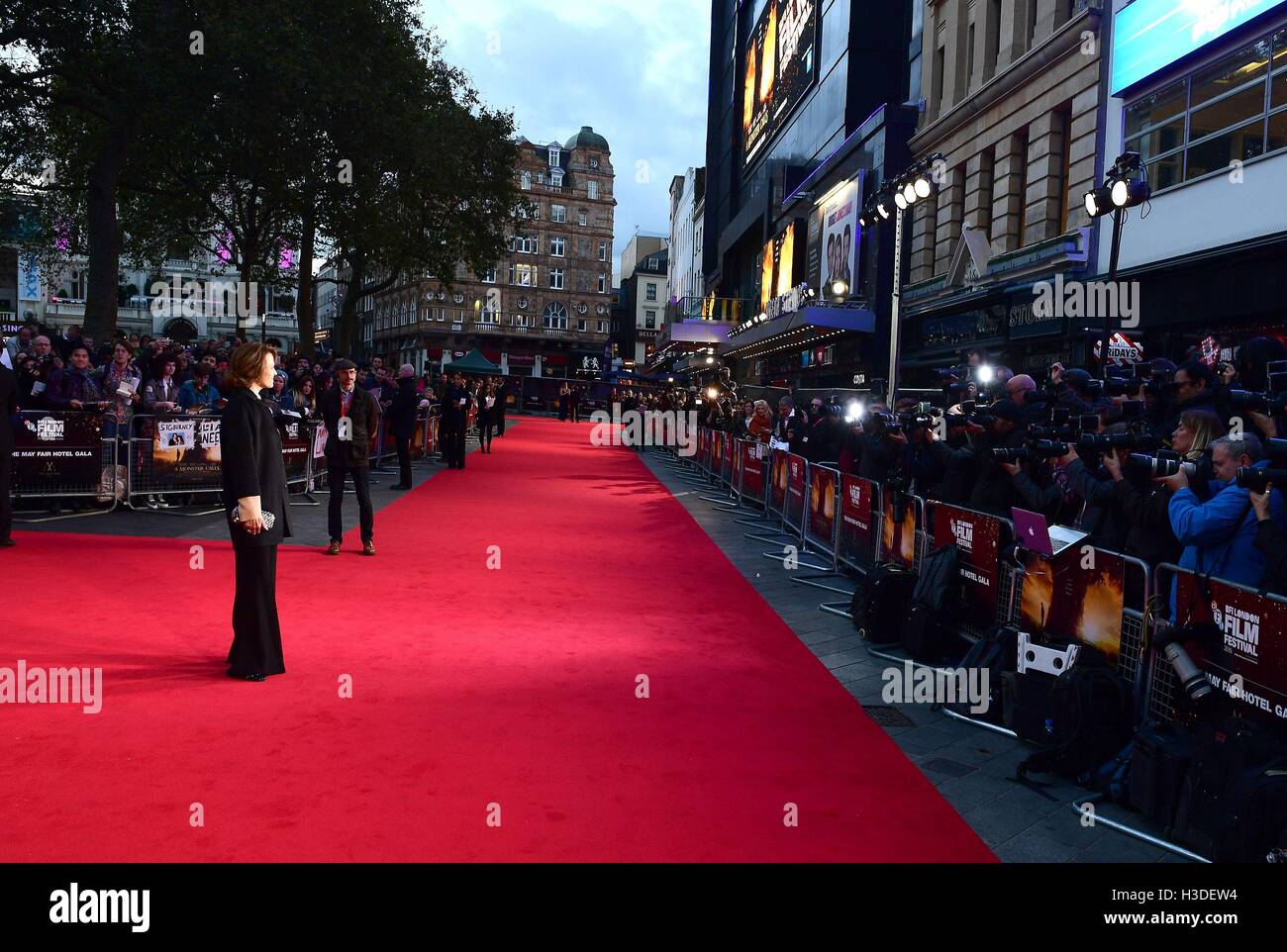 Sigourney Weaver attending the 60th BFI London Film Festival screening ...