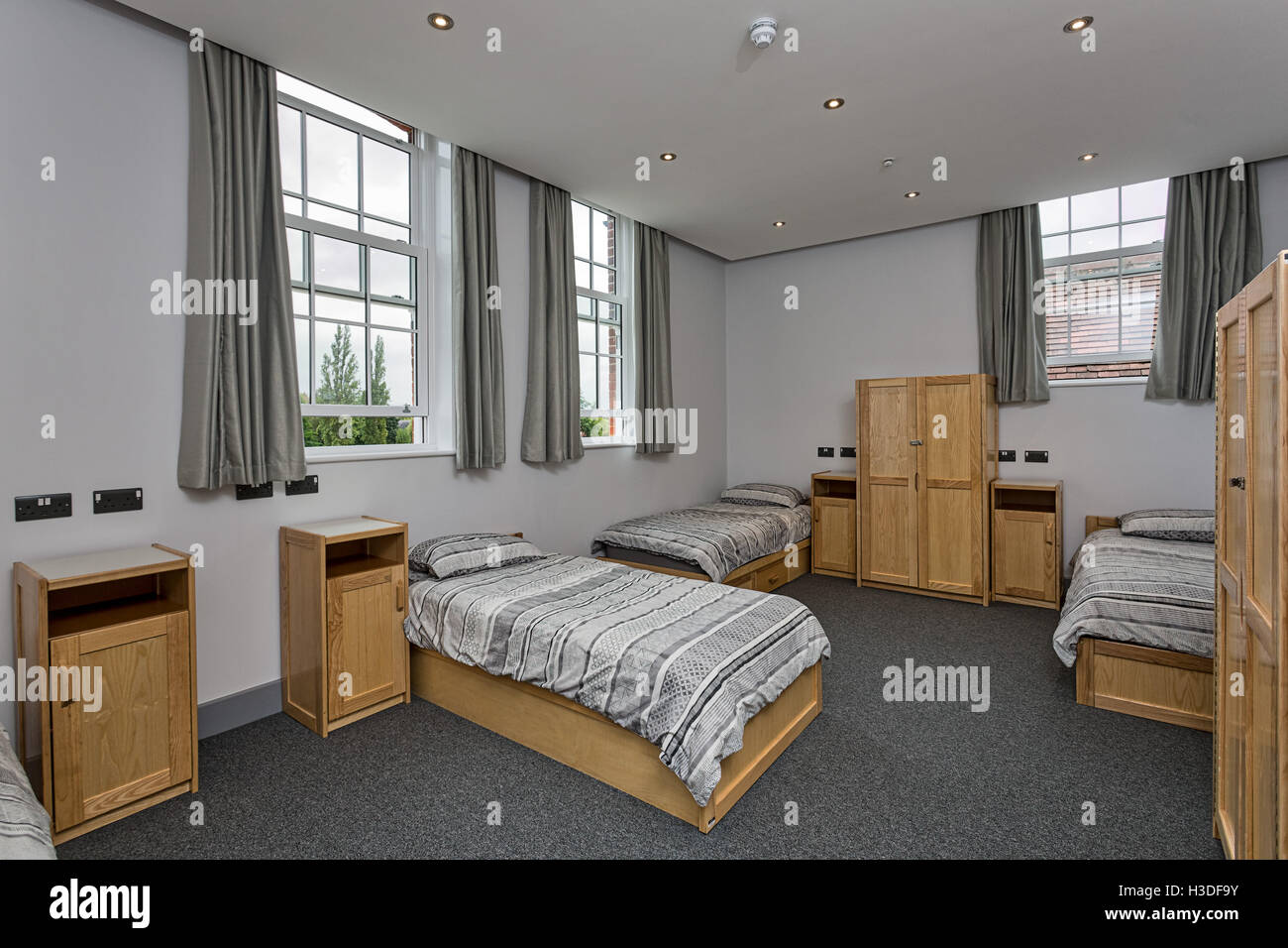 Aldenham School dormitory blocks. Stock Photo