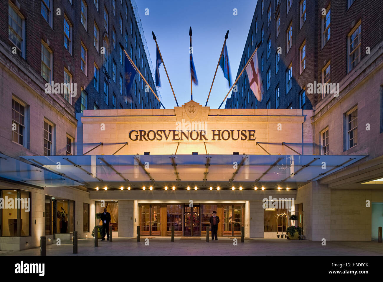 Grosvenor House Hotel in Park Lane,London Stock Photo