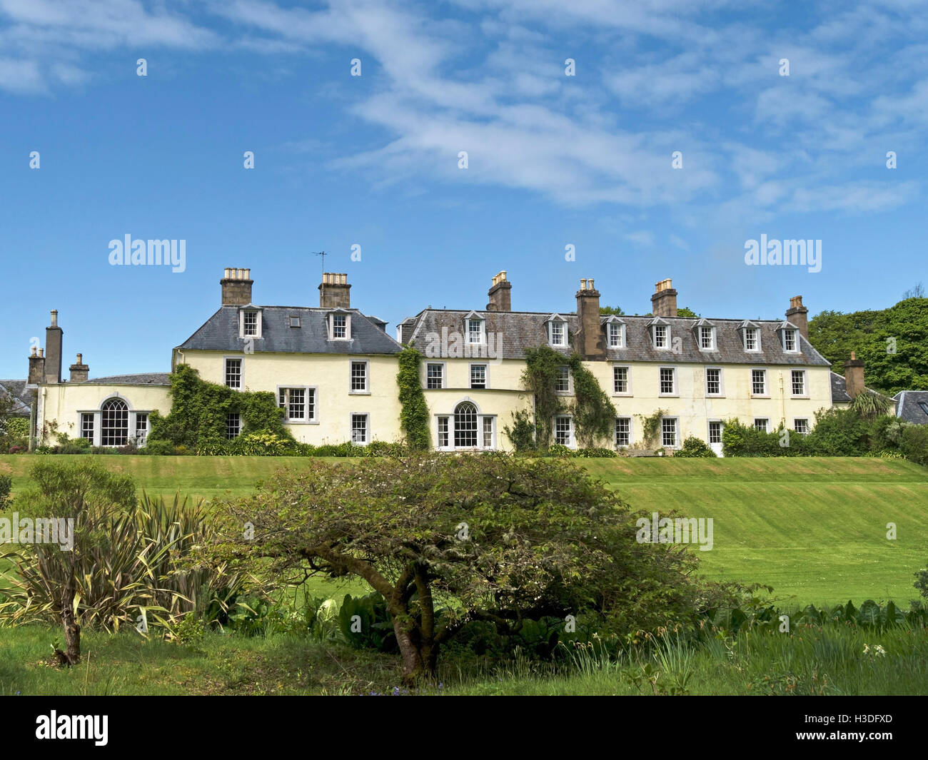 Colonsay House and Gardens, Isle of Colonsay, Scotland, UK Stock Photo