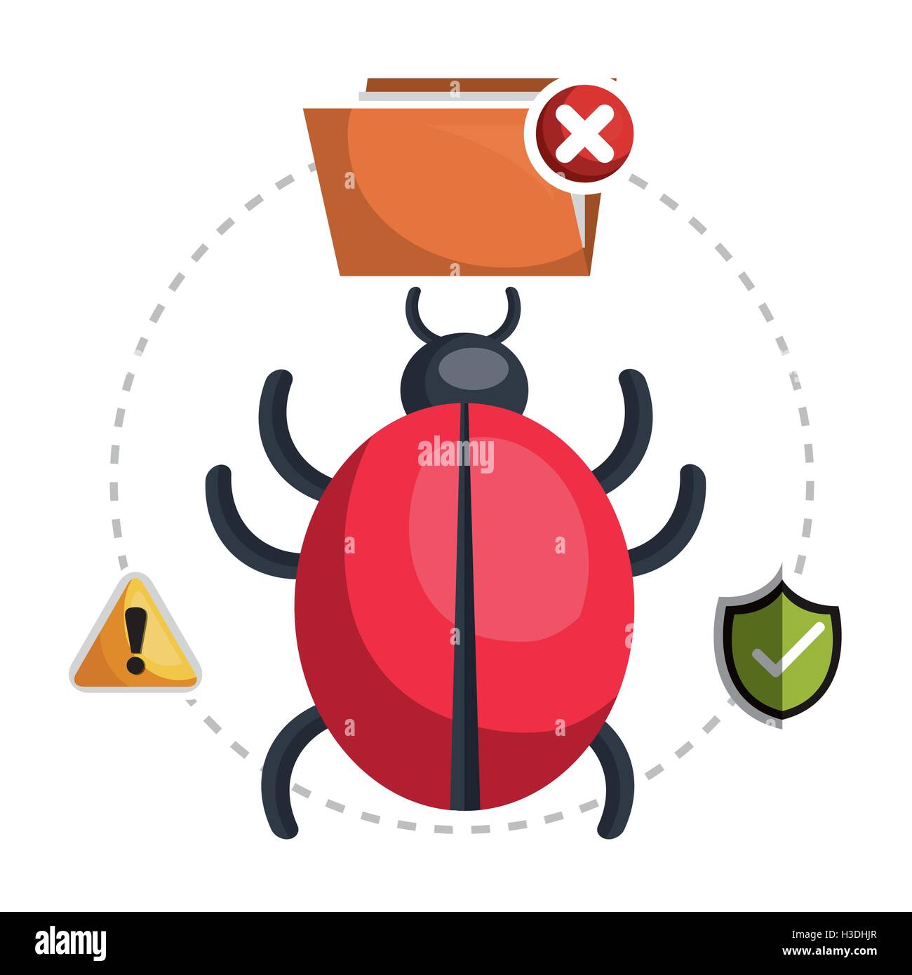 informatic computer virus Stock Vector Image & Art Alamy