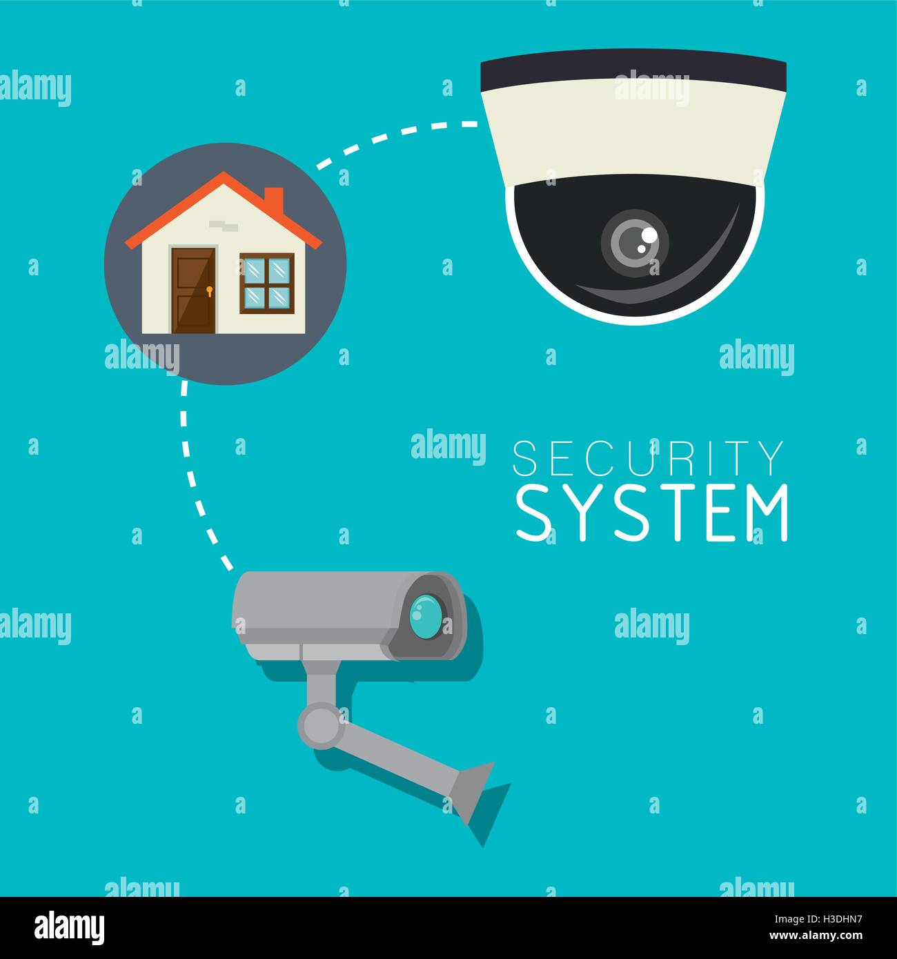 security system design Stock Vector Image & Art - Alamy