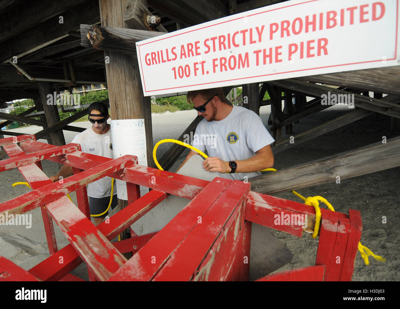 Lifeguards brevard county hires stock photography and images Alamy