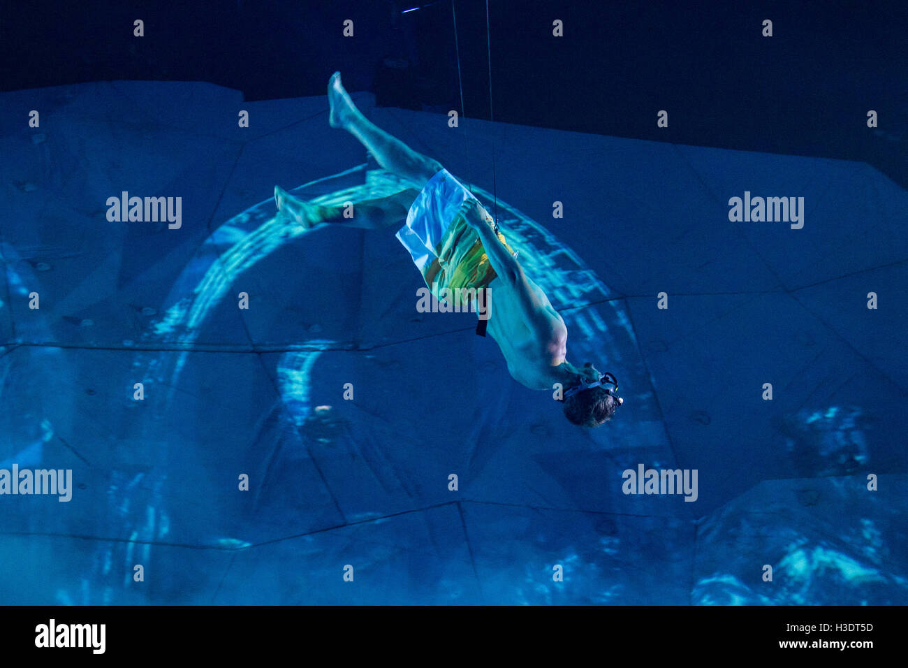 Wembley Arena, London, October 6th 2016. Dress rehearsal of Bear Grylls