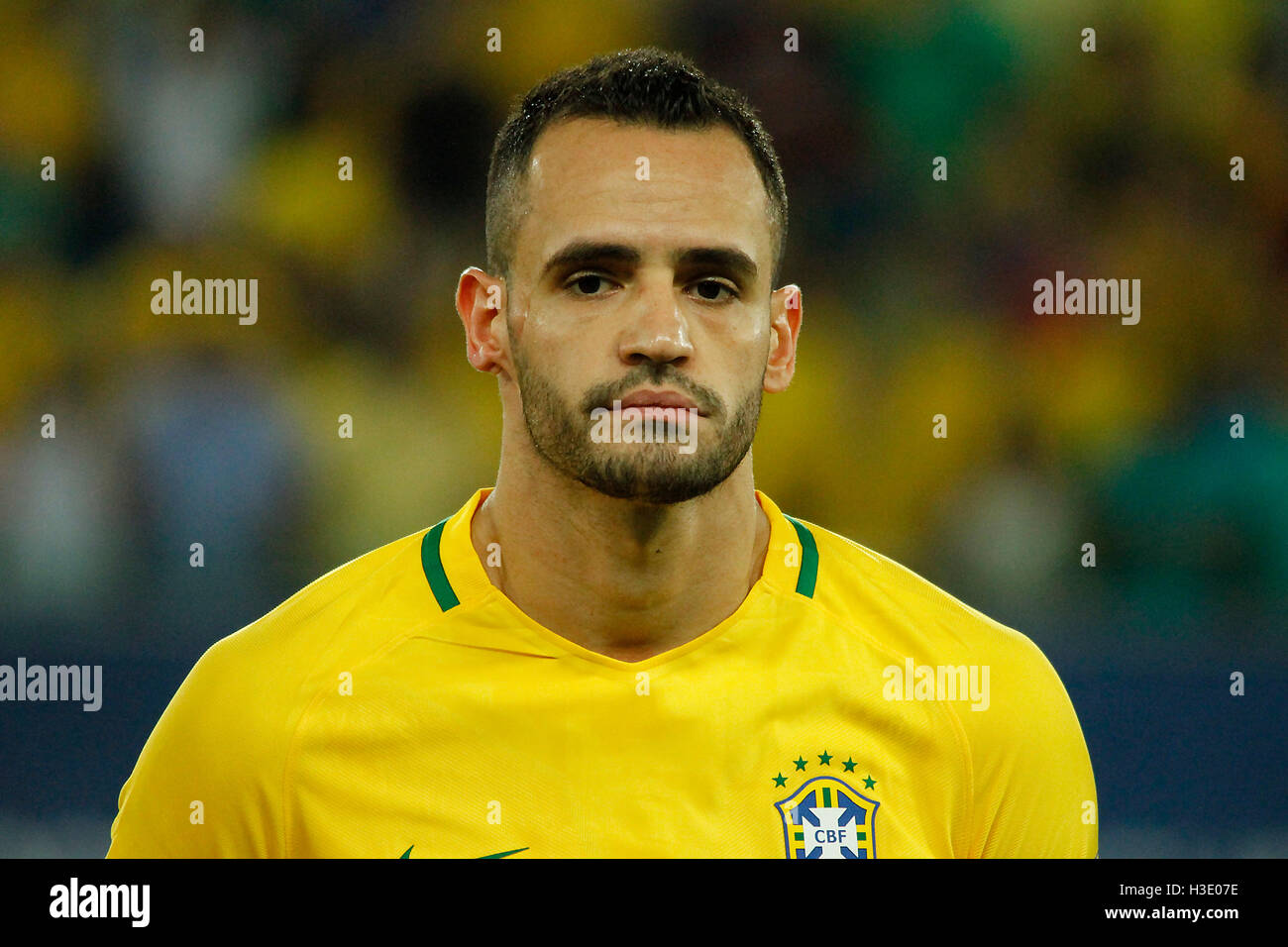 Natal Rn 06 10 2016 Brasil X Bolivia Renato Augusto Brazil And Bolivia Are Valid Starting The 9th Round Of The Qualifiers Of The 2018 Cup At The Arena Das Dunas In