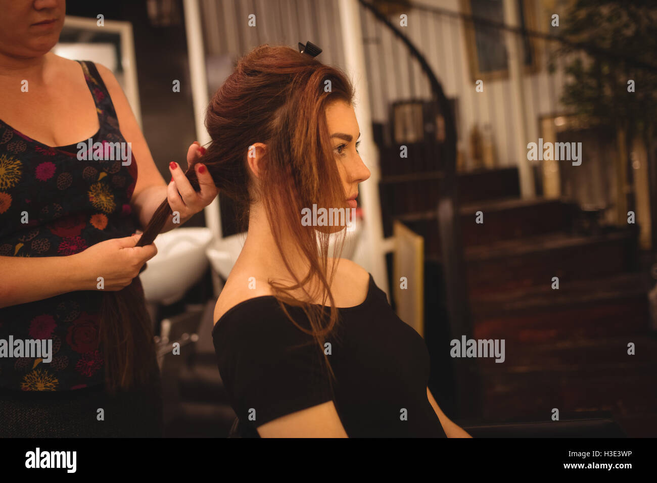 Hair saloon hi-res stock photography and images - Alamy