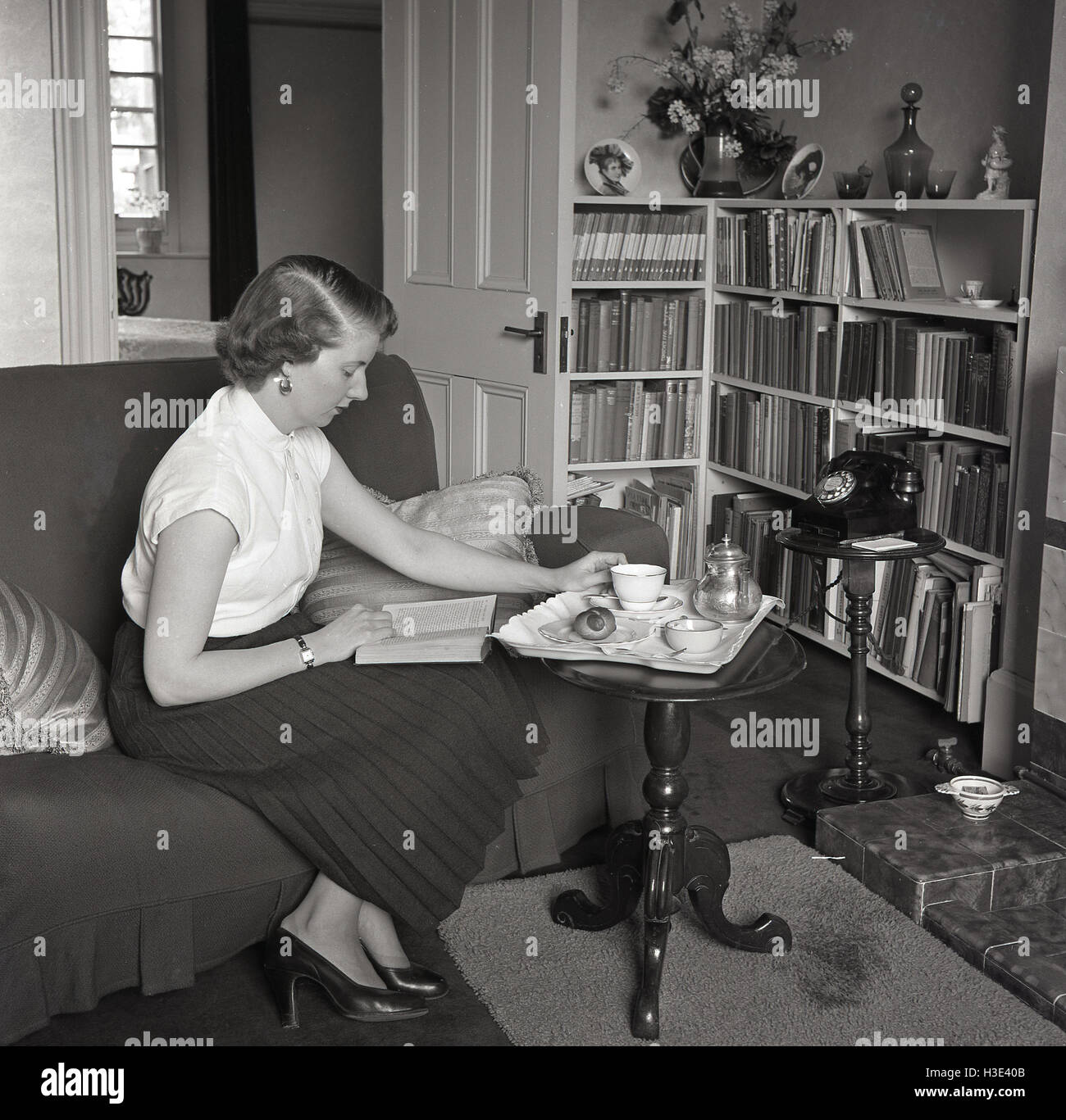 1950s flared skirt