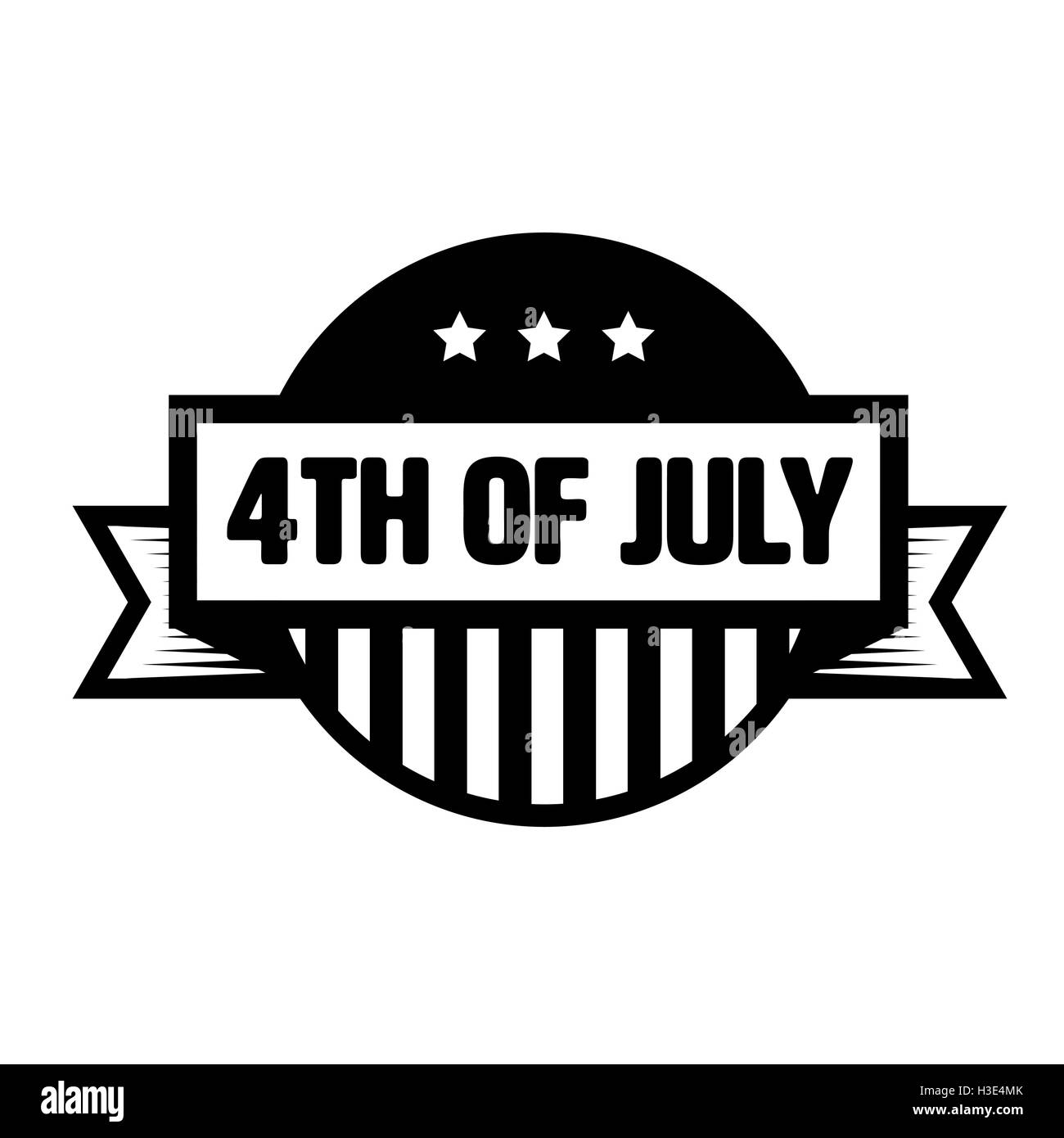 Fourth of July vintage stamp Stock Vector Image & Art Alamy