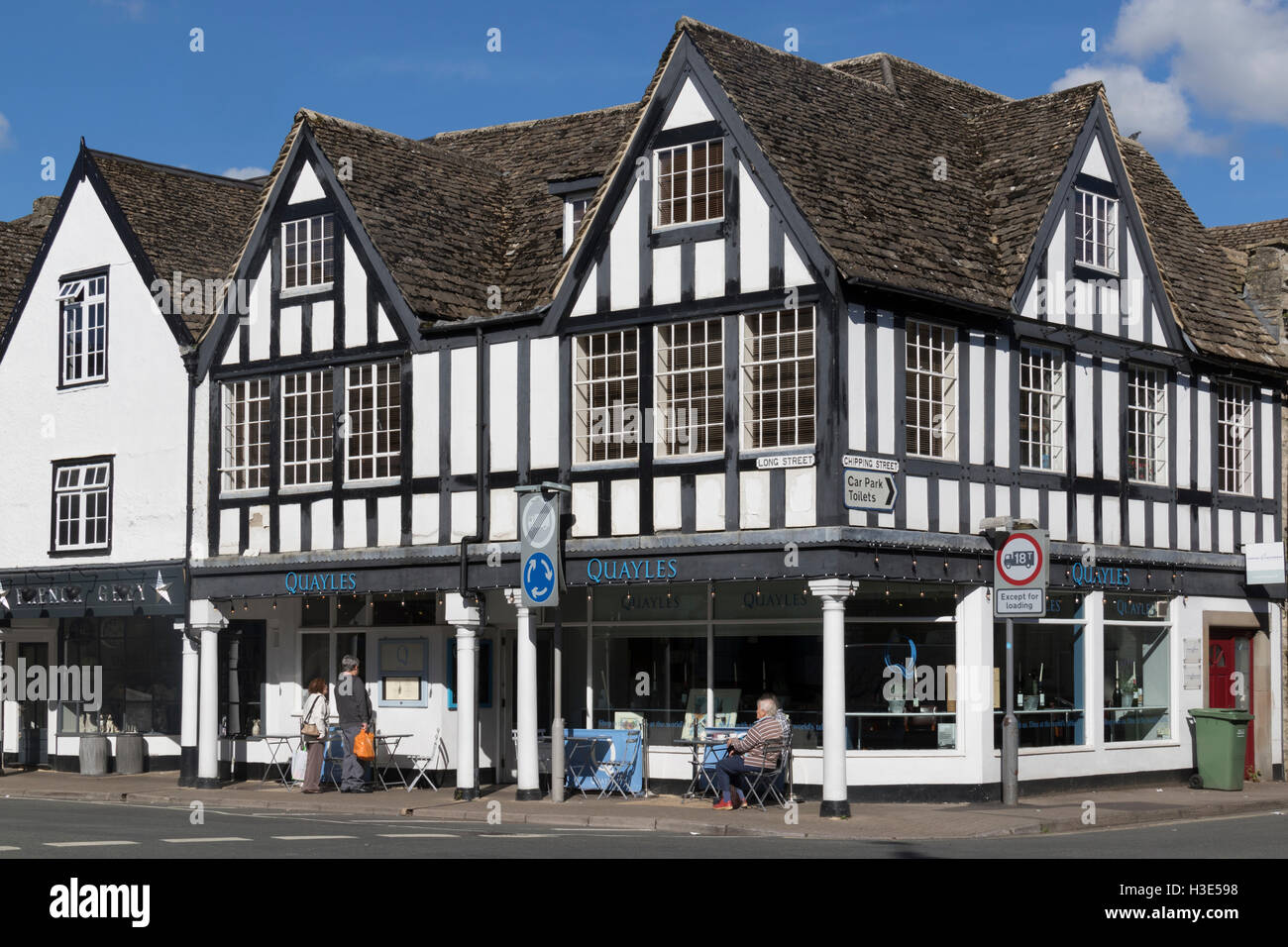 Quayles Deli on the corner of Chipping and Long Streets in Tetbury
