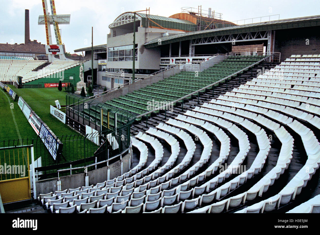 General view of Ulloi Uti Stadium, home of Ferencvarosi TC