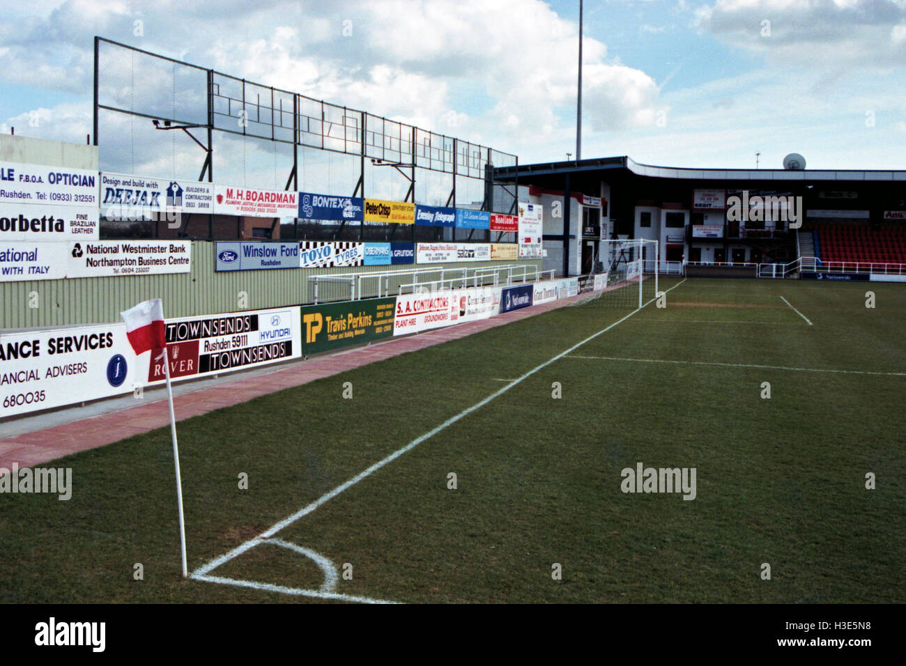 Nene Park Home Of Rushden Diamonds Fc Northamptonshire Pictured In March 1995 Stock Photo Alamy