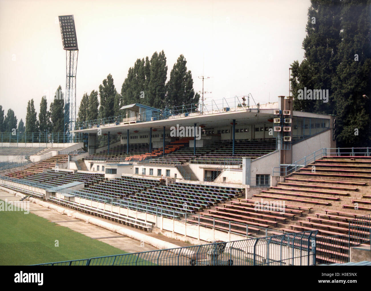 Tehelne Pole, home of SK Slovan Bratislava, pictured in August 1996 Stock Photo