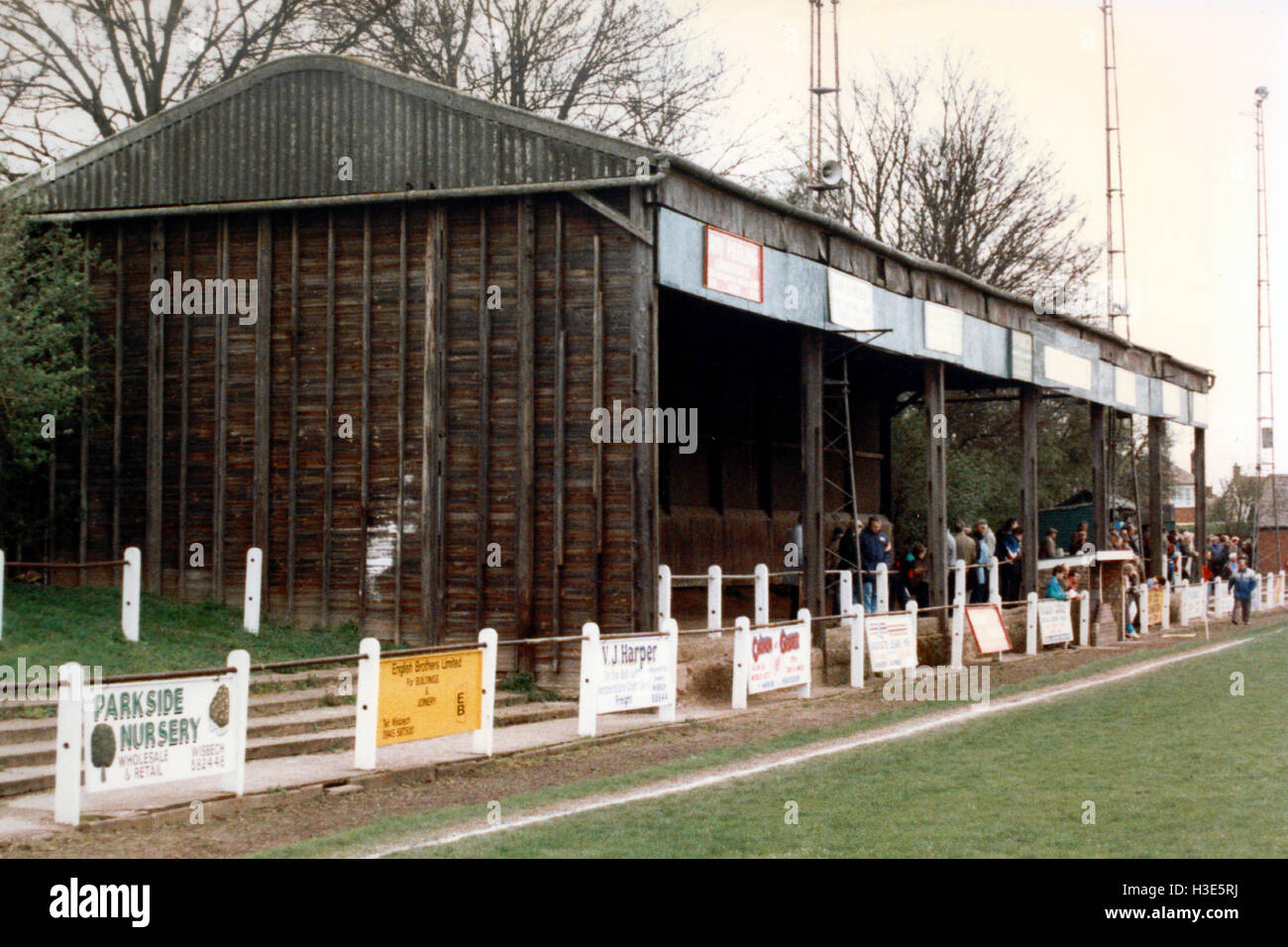 Fenland Park, home of Wisbech Town Football Club (Cambridgeshire