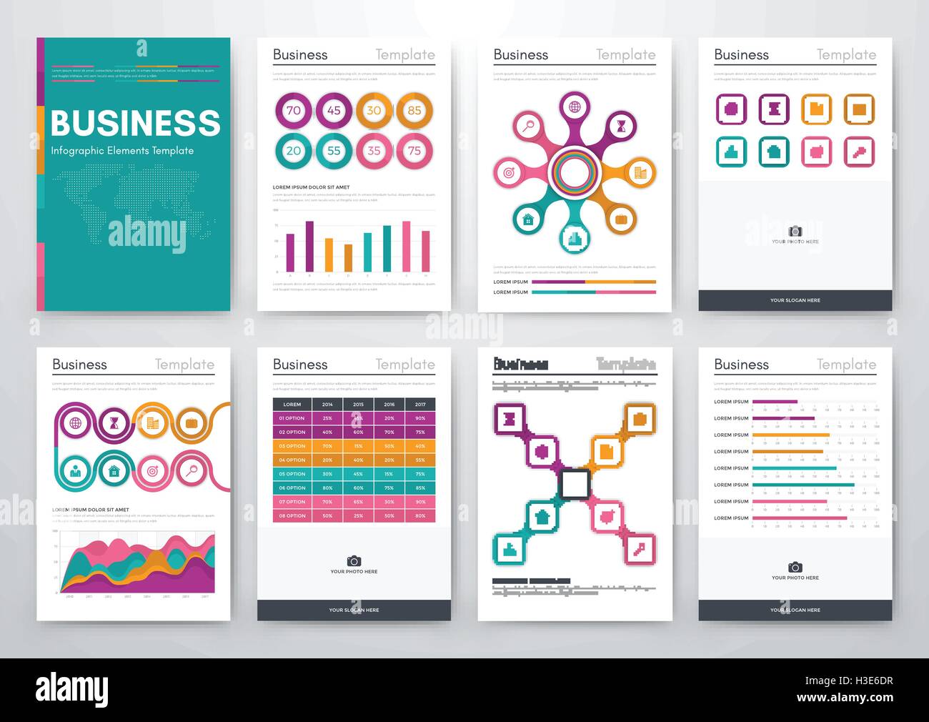 Modern infographic vector concept Stock Vector Image & Art - Alamy