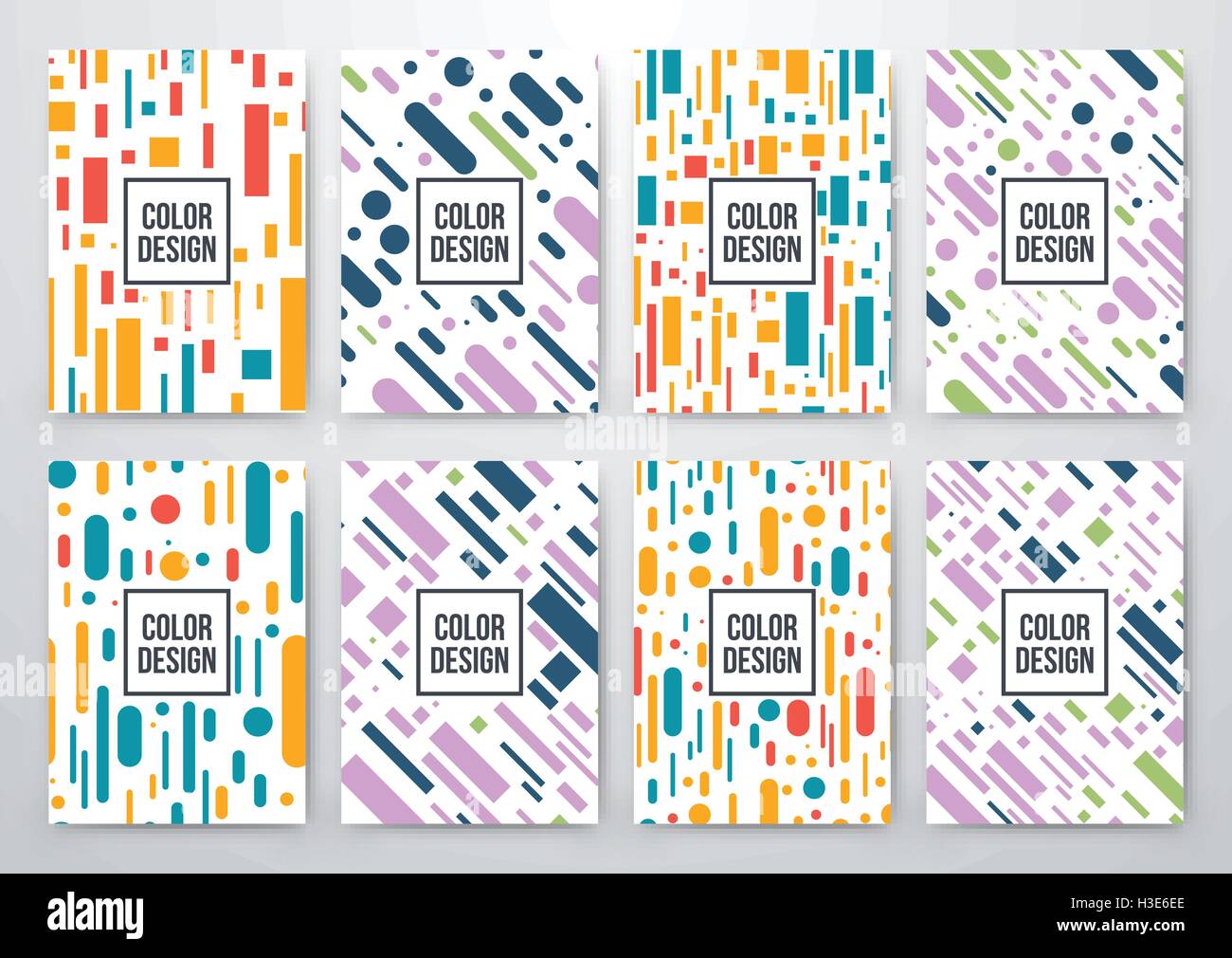 geometry backgrounds set Stock Vector Image & Art - Alamy
