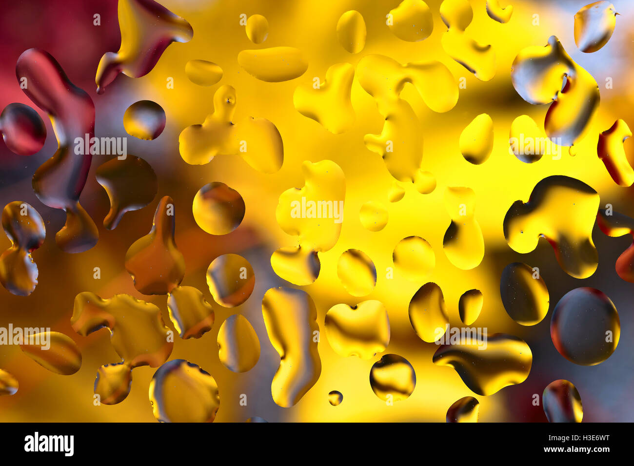 Close-up of water drops on glass surface as background Stock Photo - Alamy