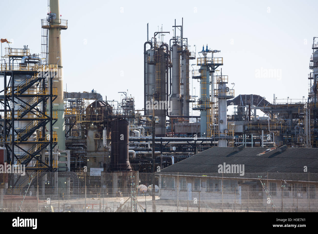 View of oil and gas industry Stock Photo