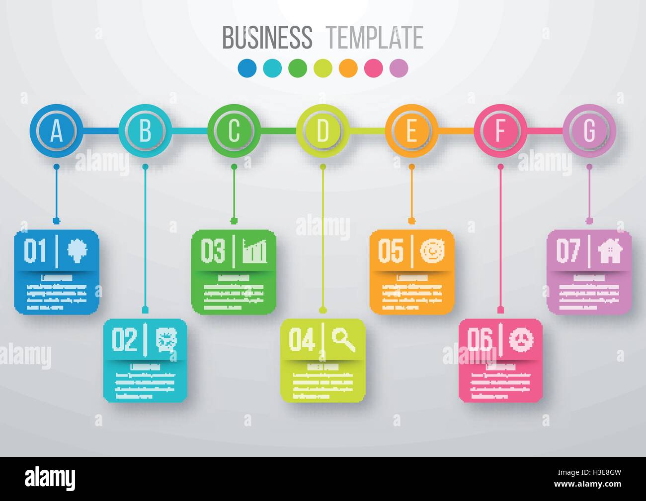 Vector illustration infographic timeline Stock Vector Image & Art - Alamy