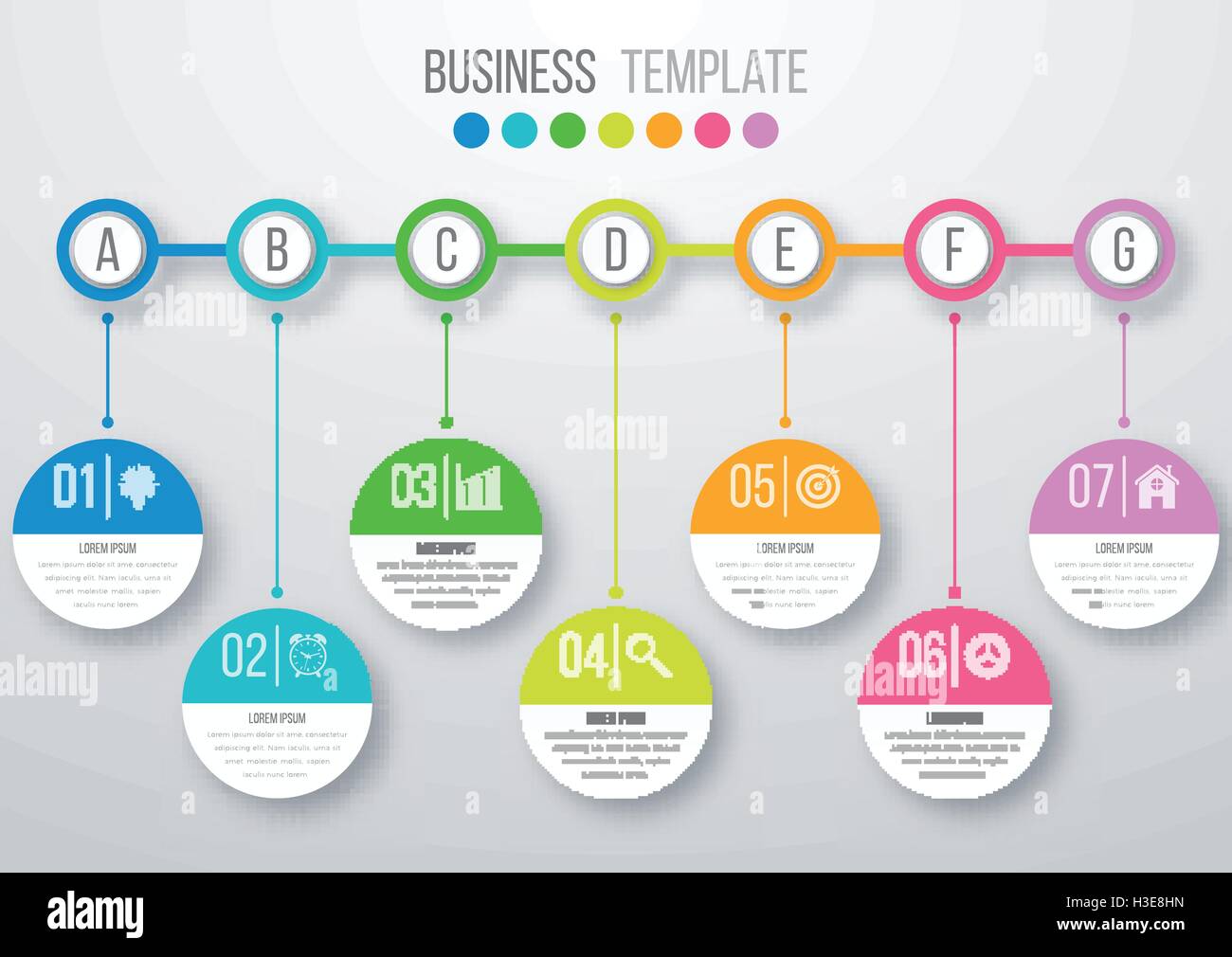 Timeline infographics template Stock Vector Image & Art - Alamy
