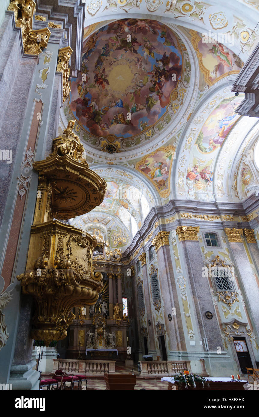 Sonntagberg: pilgrimage church inside, Mostviertel, Niederösterreich, Lower Austria, Austria Stock Photo