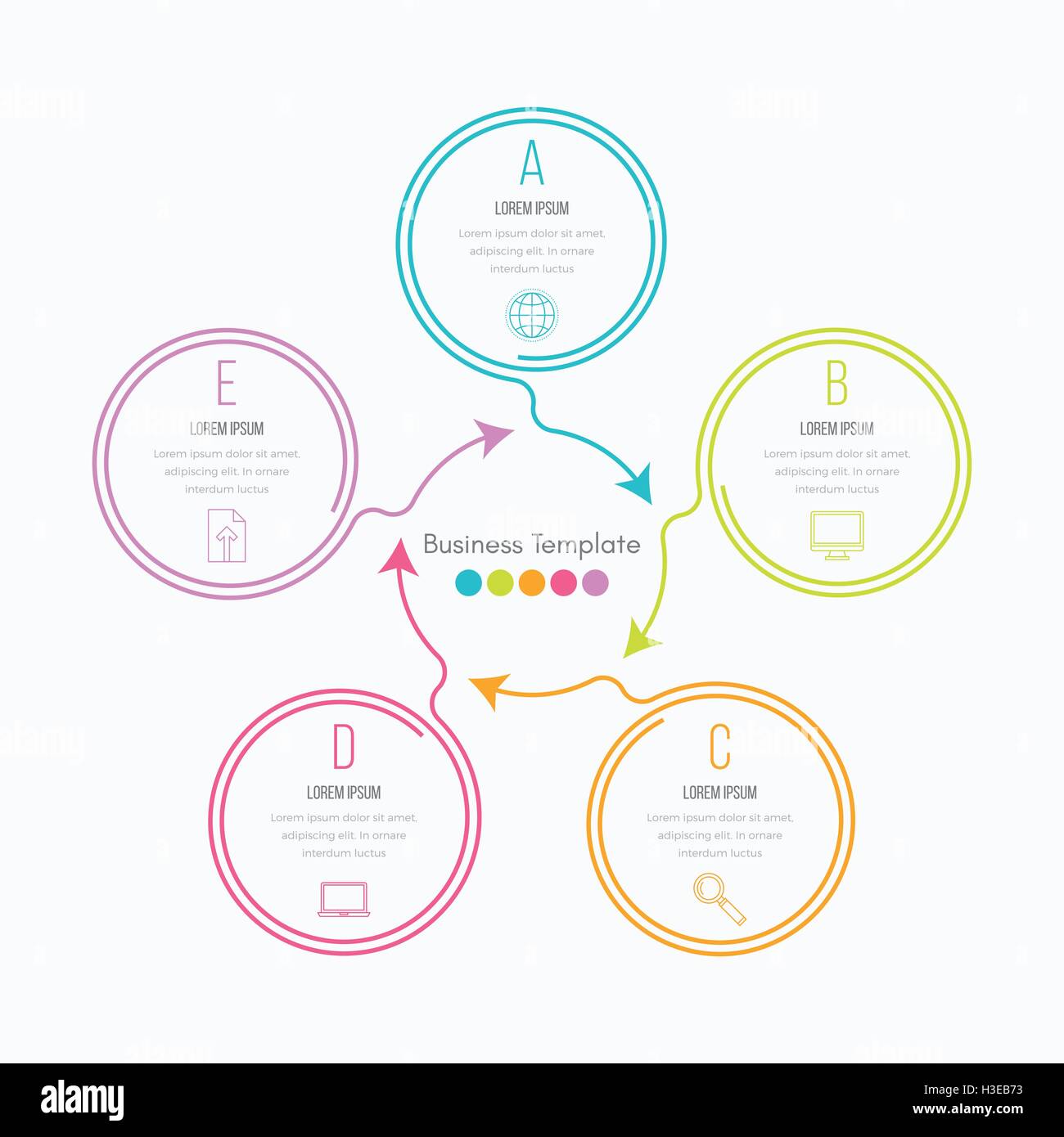 Simple Line Visuals Line visualization concept background. Outline illustration of line ...
