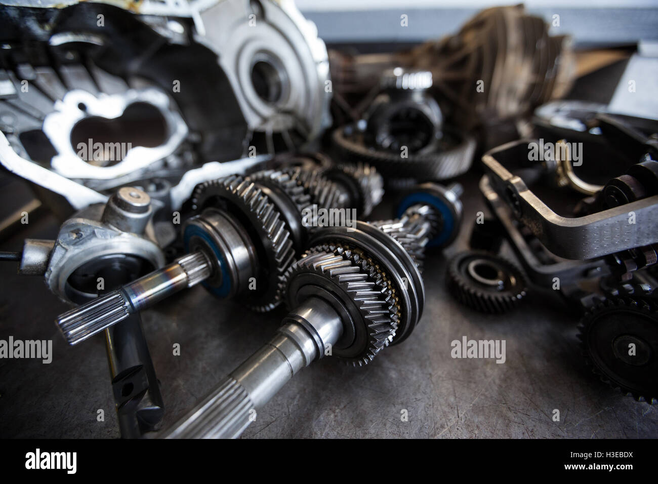 Spare parts of car Stock Photo
