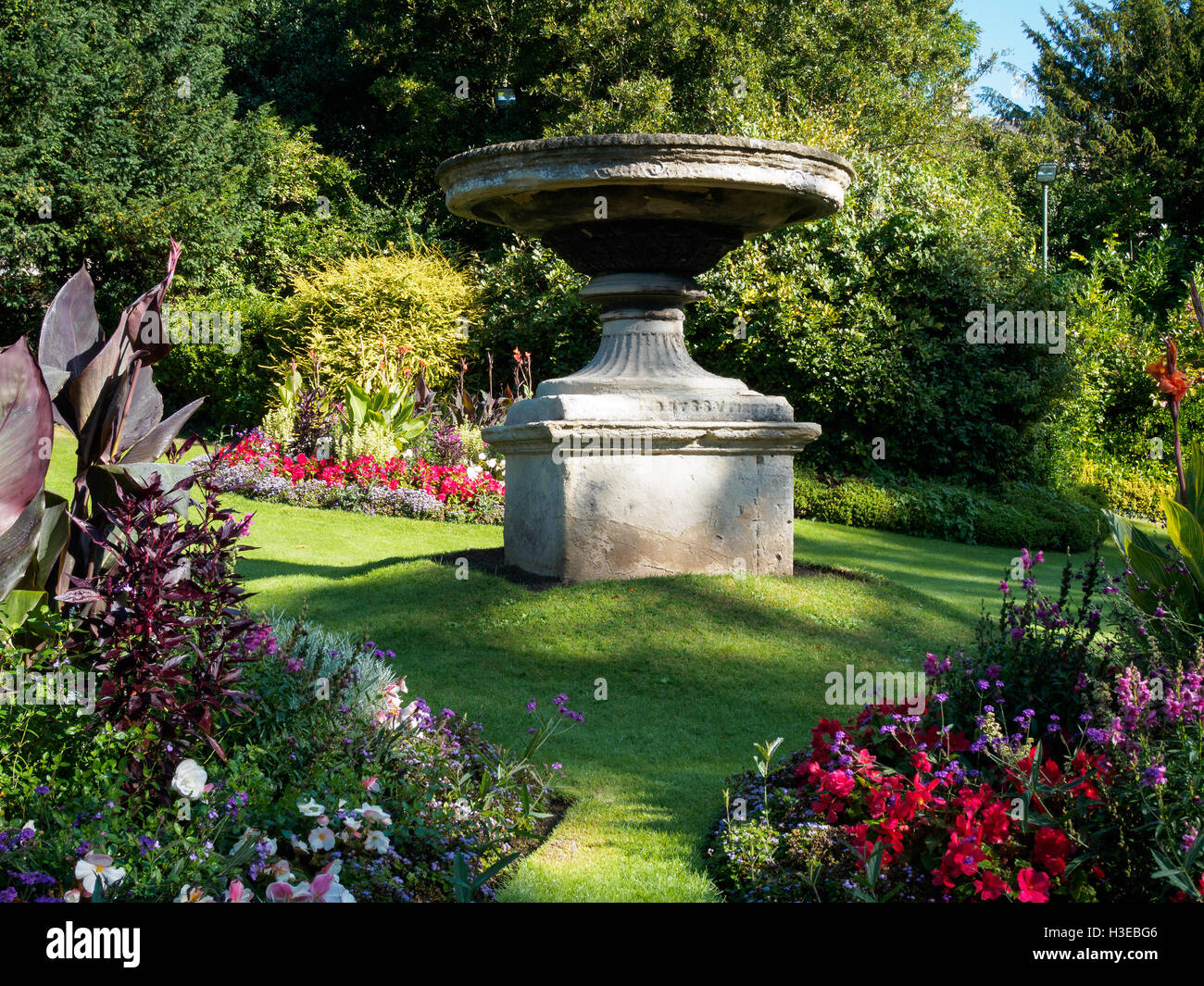 Gardens in Victoria Park in Bath Stock Photo Alamy