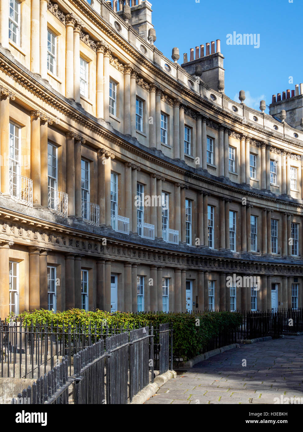 Houses in the Circus in Bath Stock Photo Alamy