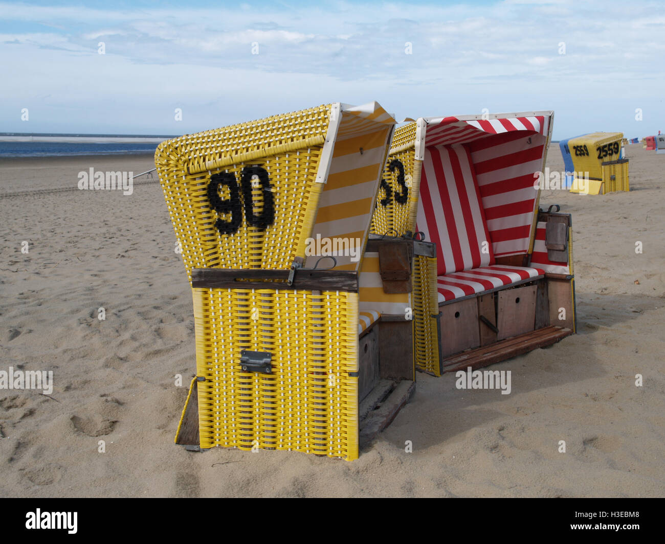 the beach of langeoog Stock Photo - Alamy