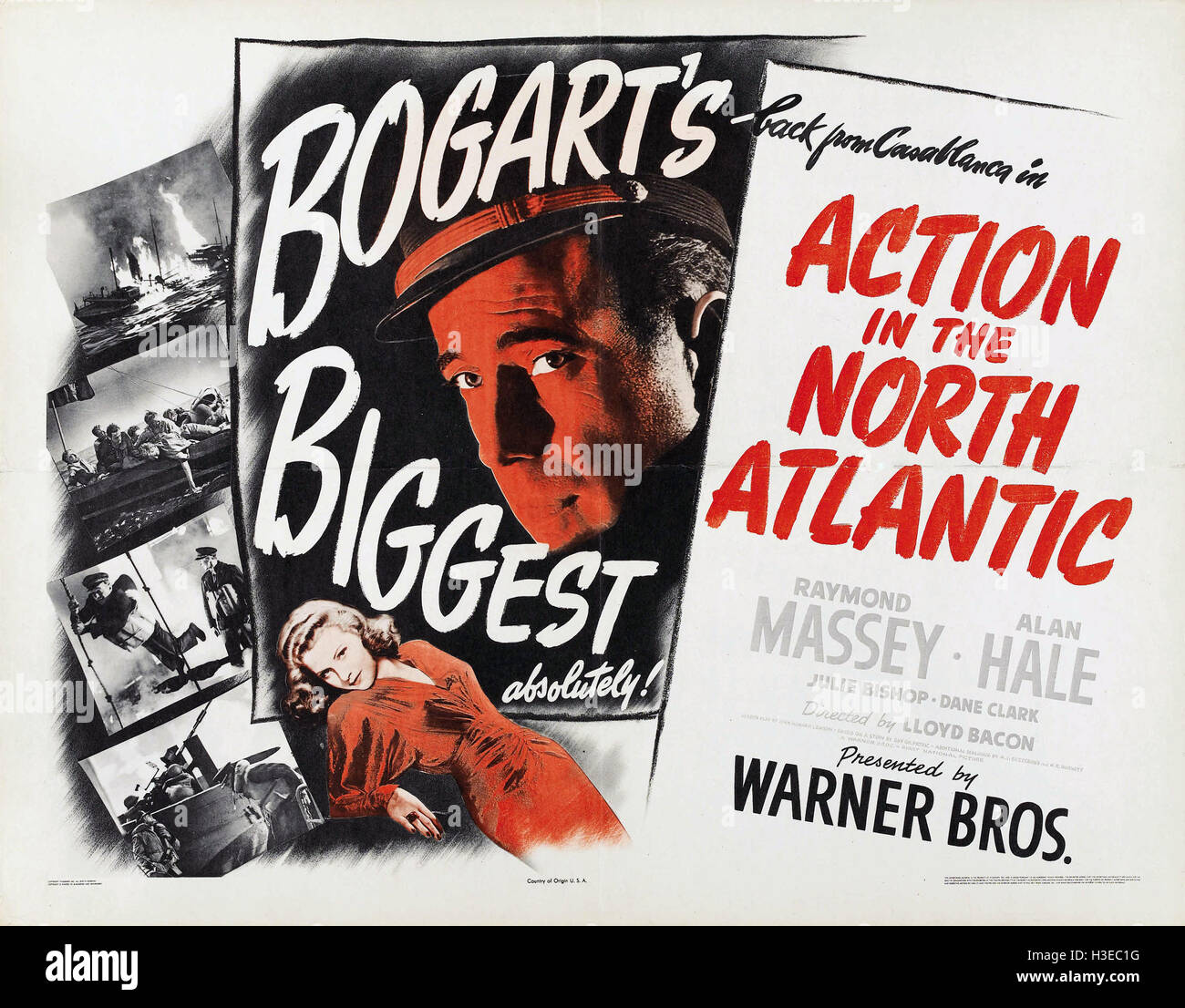 ACTION IN THE NORTH ATLANTIC aka Heroes Without Uniforms 1943 Warner