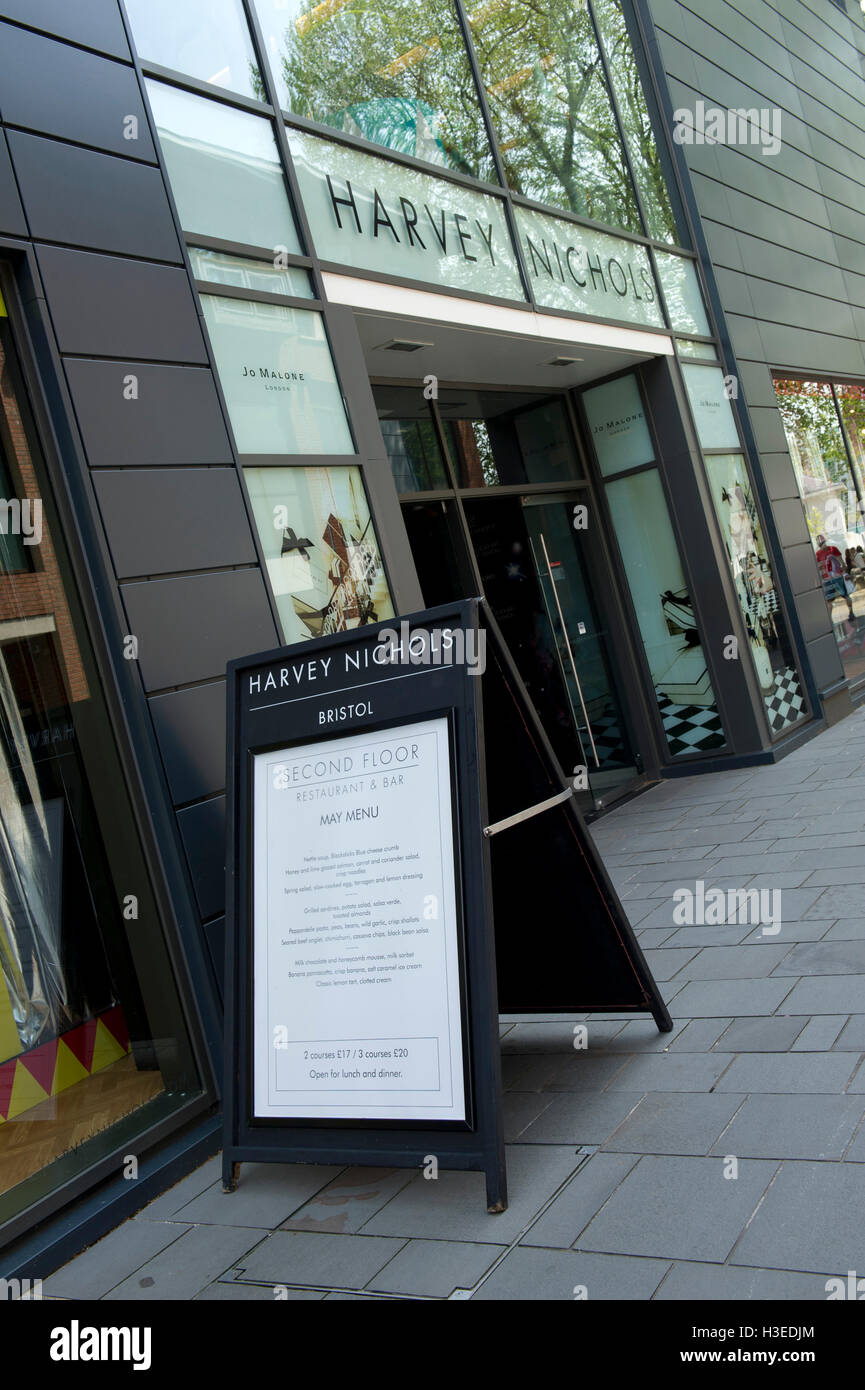 Harvey Nichols Second Floor Restaurant, Cabot Circus, Bristol, UK Stock