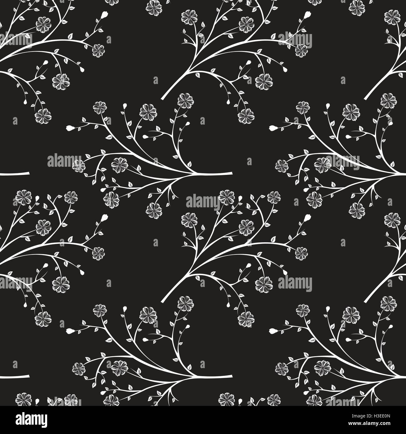 Floral seamless background Stock Vector Image & Art - Alamy