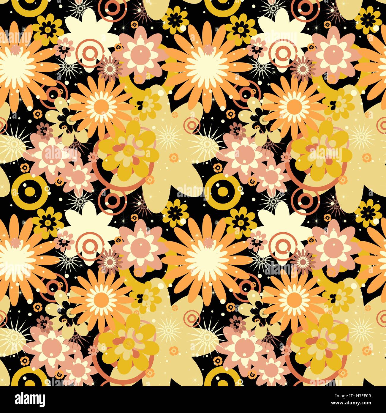 Seamless floral pattern Stock Vector Image & Art - Alamy