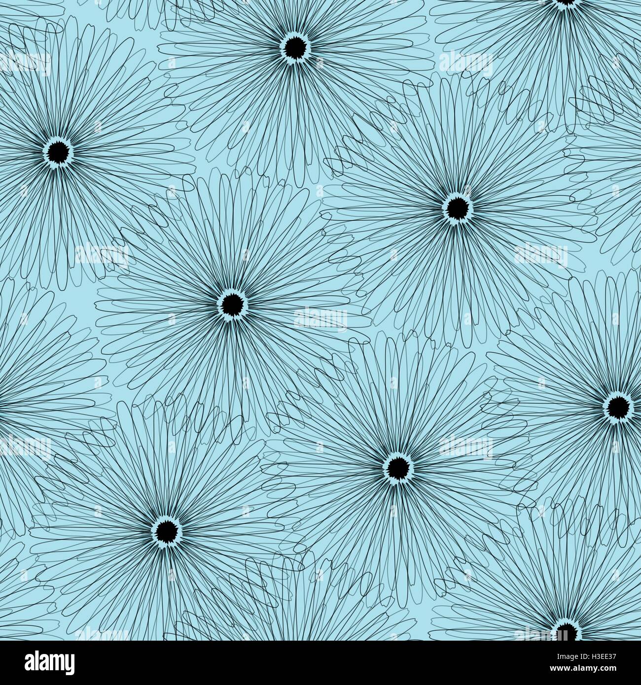 Flower seamless background Stock Vector Image & Art - Alamy