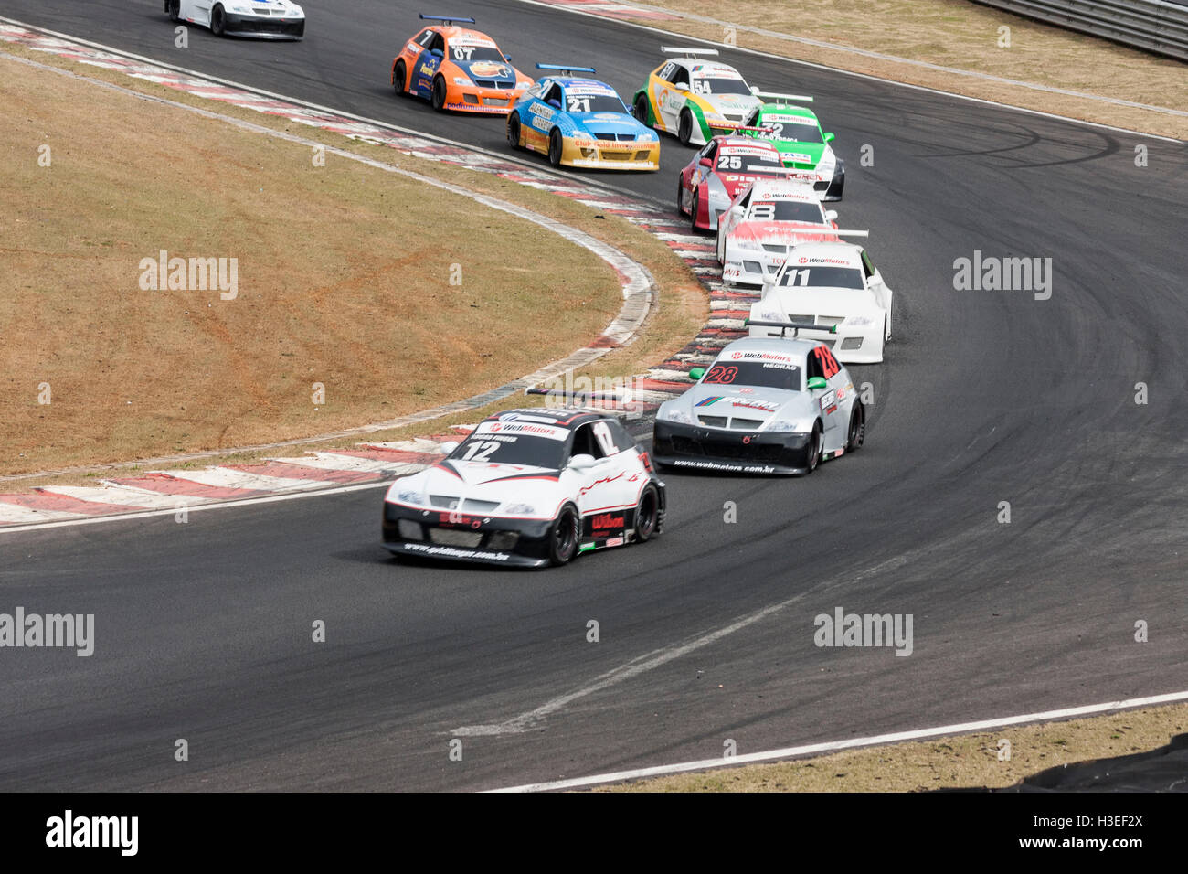 Racing Stock Car Junior Interlagos Brazil Stock Photo - Alamy