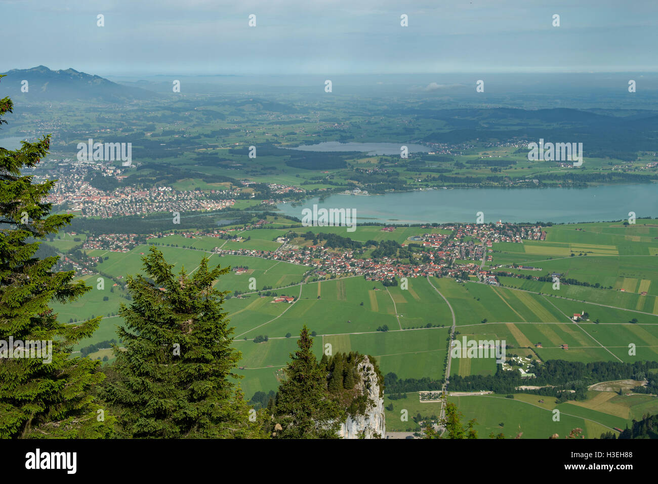 Forggensee from Tegelberg, Bavaria, Germany Stock Photo - Alamy