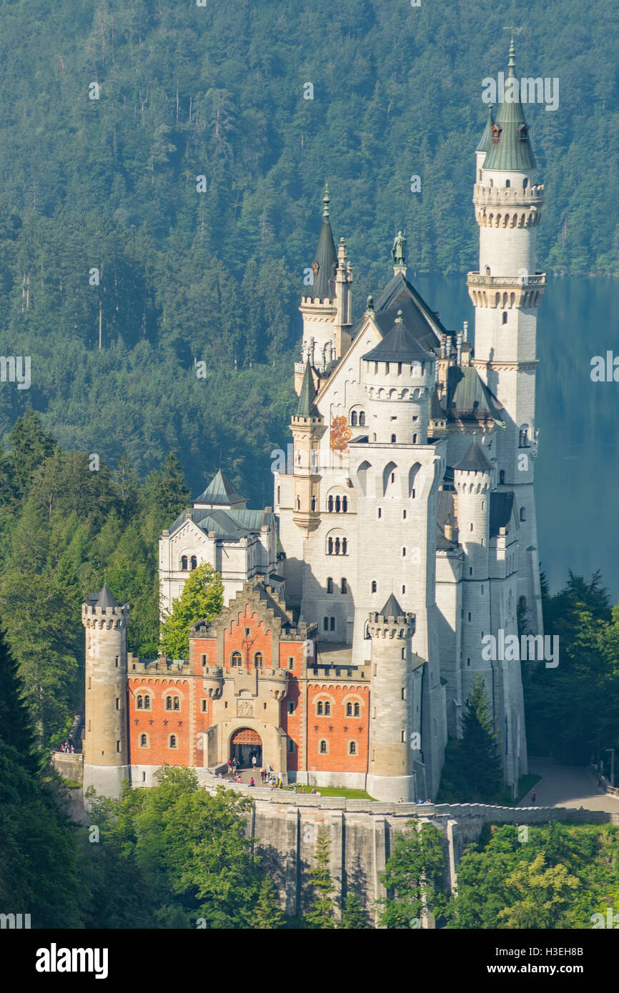 Schloss Neuschwanstein, Hohenschwangau, Bavaria, Germany Stock Photo