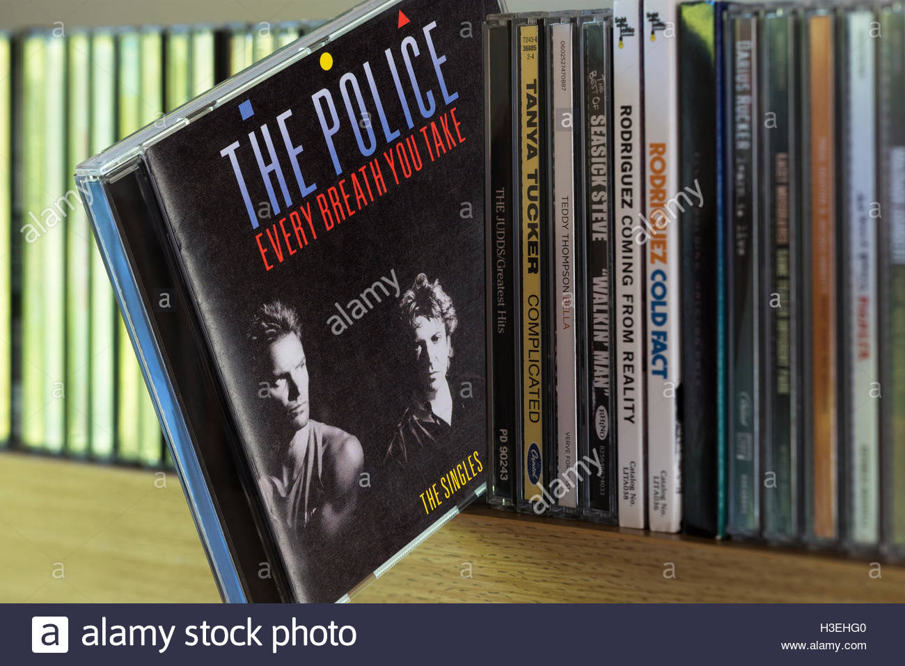 The Police Every Breath You Take The Singles 1986 Cd Pulled Out Stock Photo Alamy
