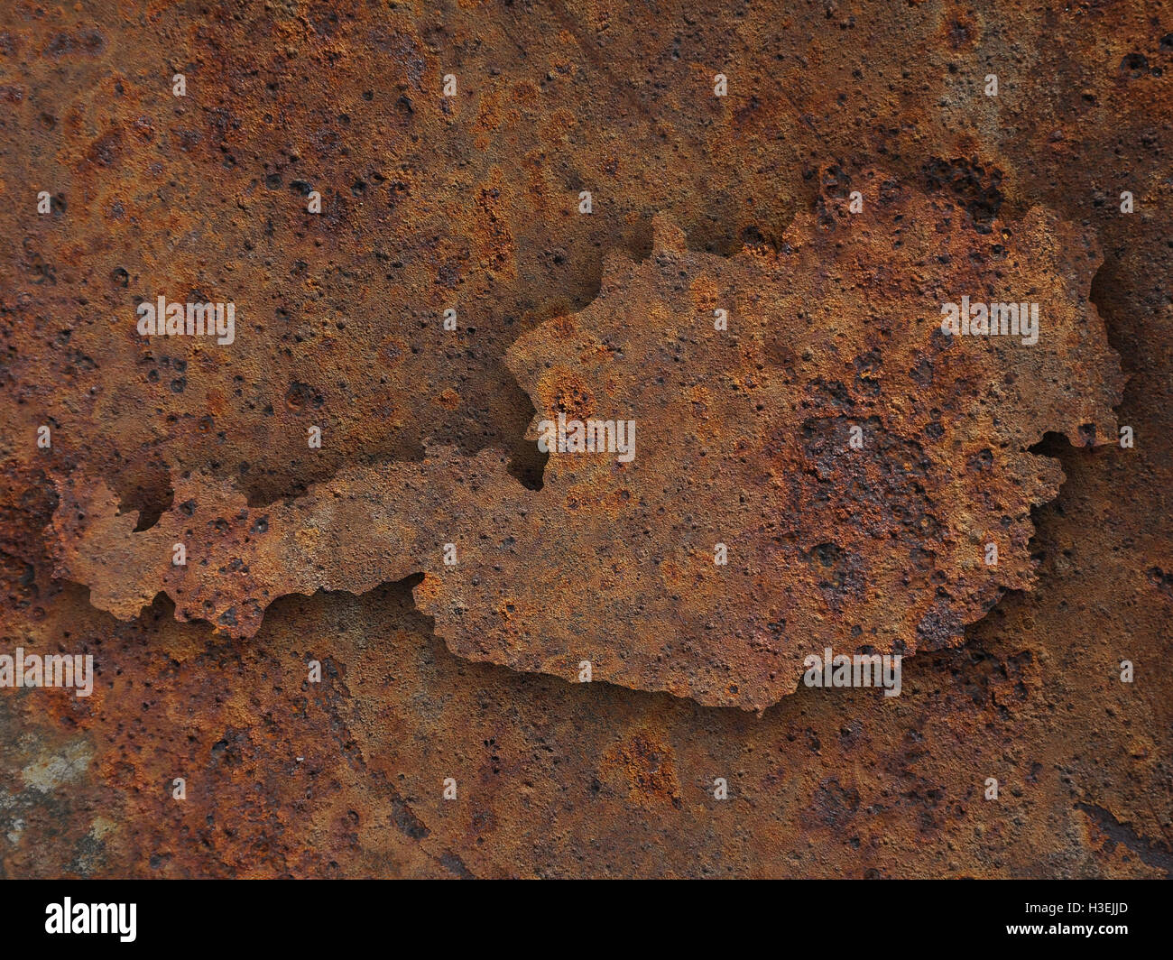 Map of Austria on rusty metal Stock Photo - Alamy