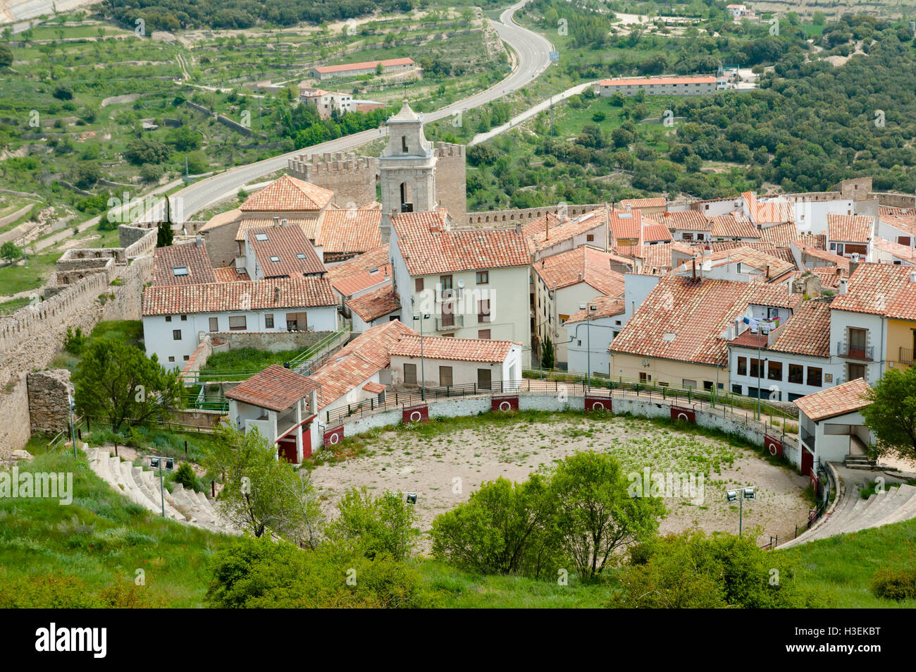 Morella Village Spain Stock Photo Alamy