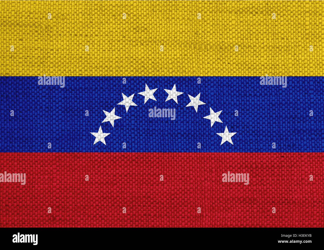 Flag on old linen Stock Photo - Alamy