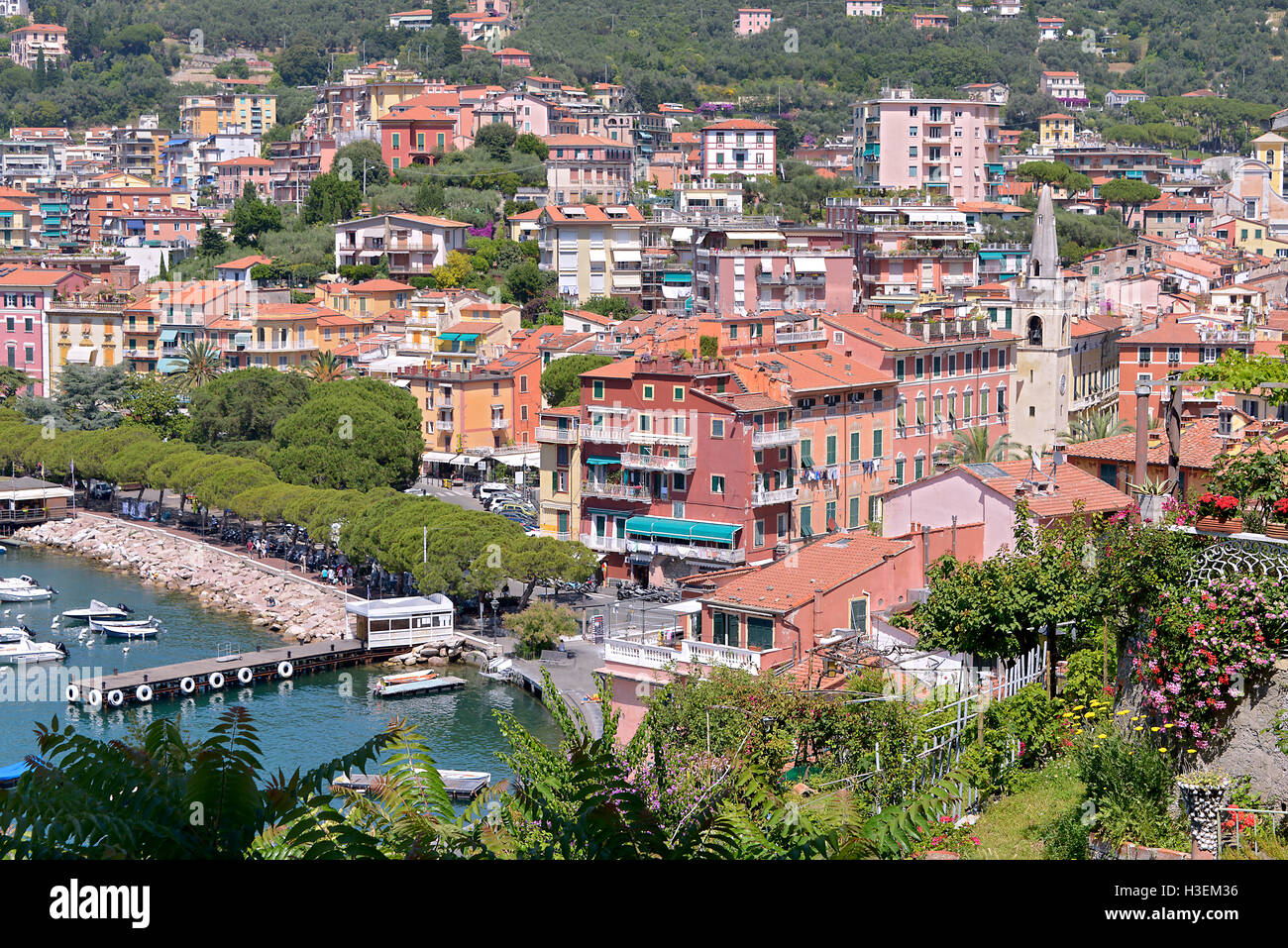 Town of Lerici in Italy Stock Photo