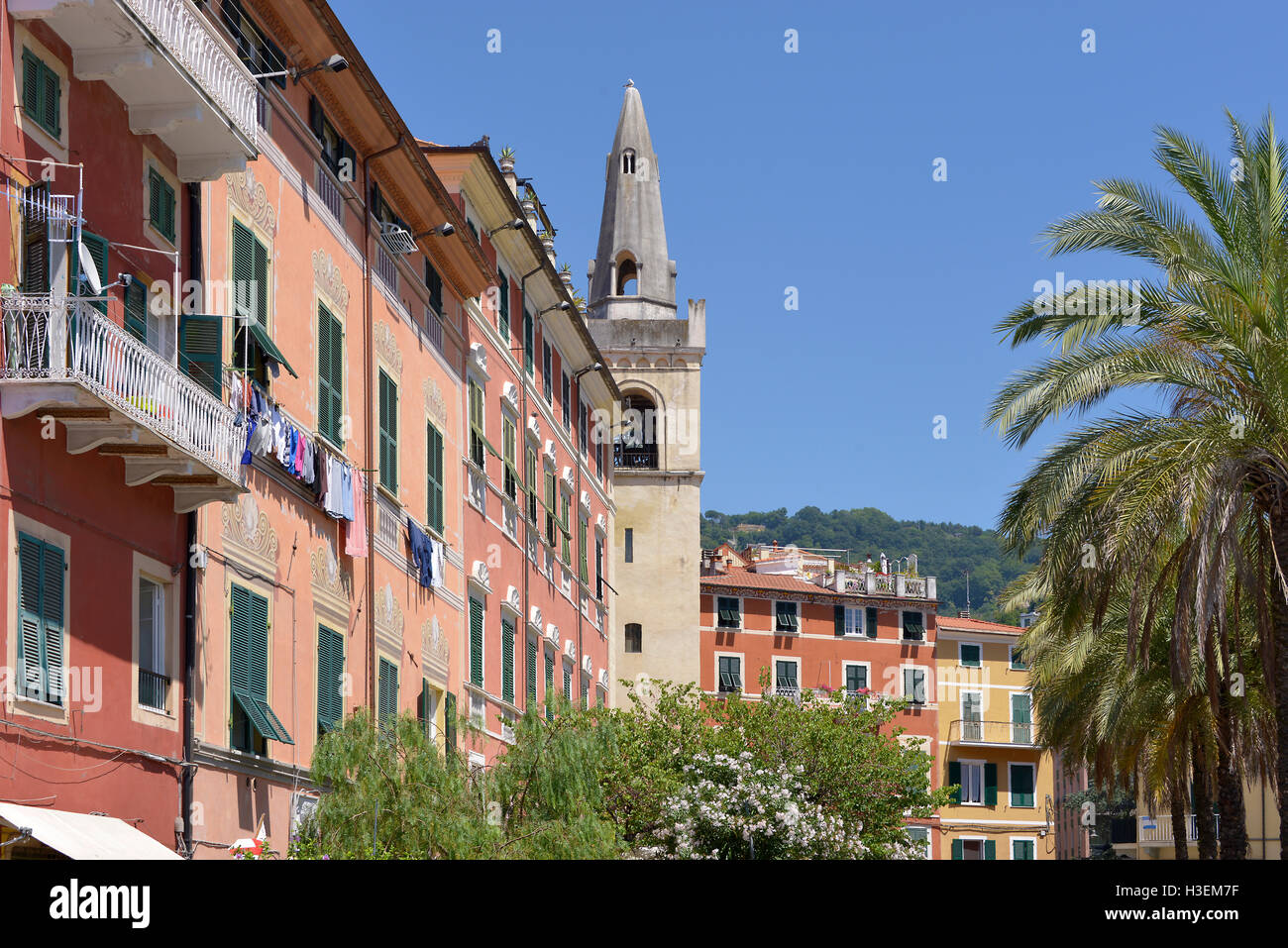 Town of Lerici in Italy Stock Photo