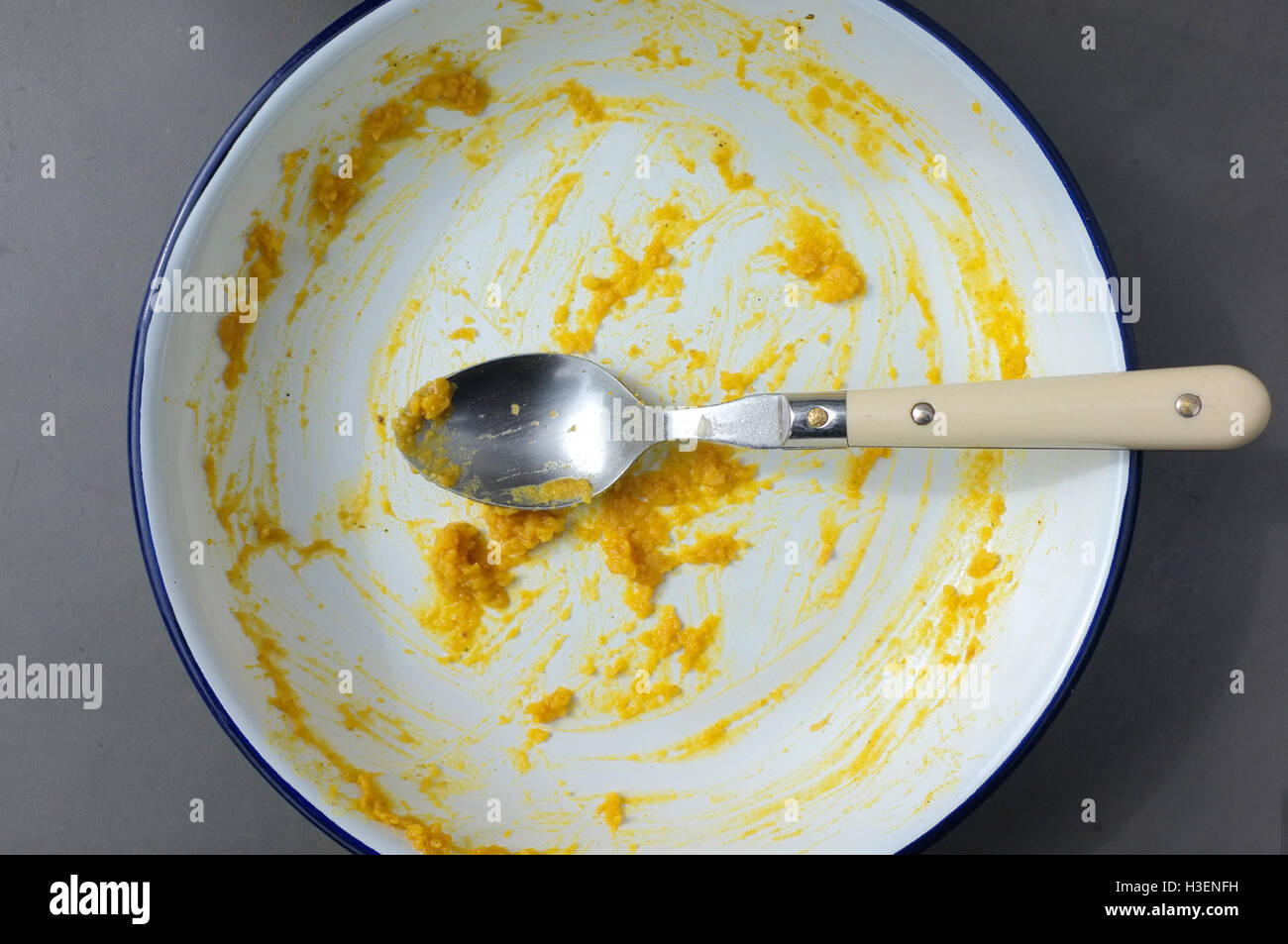 A empty soup bowl Stock Photo Alamy