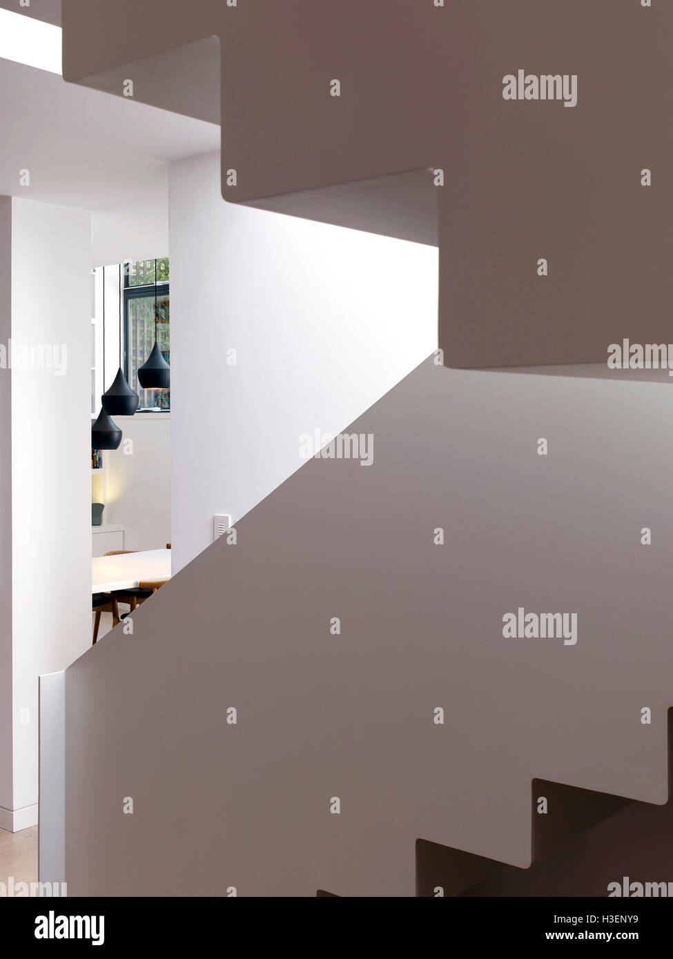 Stair. Bloomsbury House, london, United Kingdom. Architect Stiff
