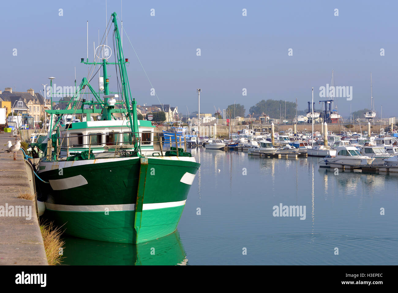 Port of Saint-Vaast-la-Hougue in France Stock Photo - Alamy