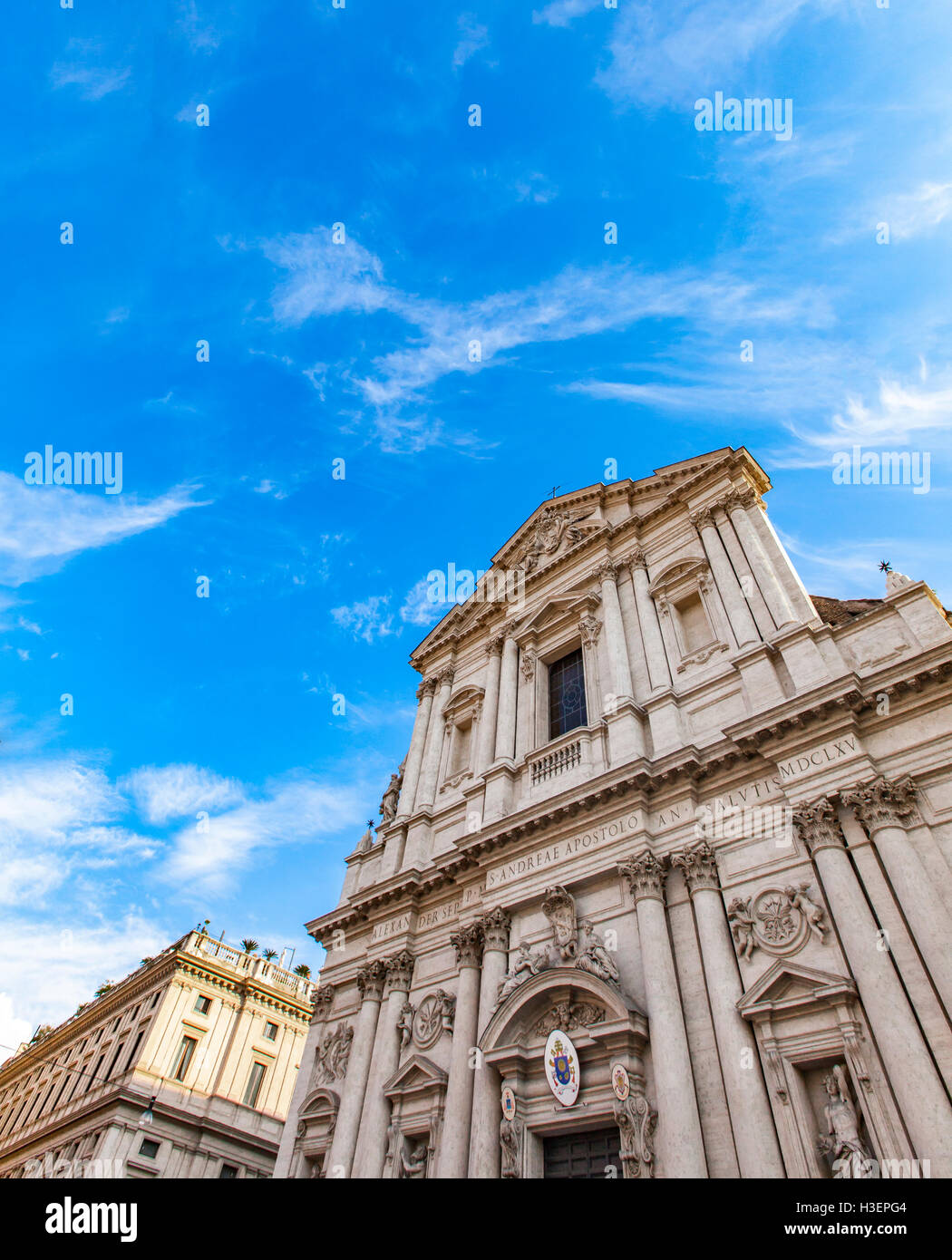 View at Sant'Andrea della Valle church in Rome, Italy Stock Photo