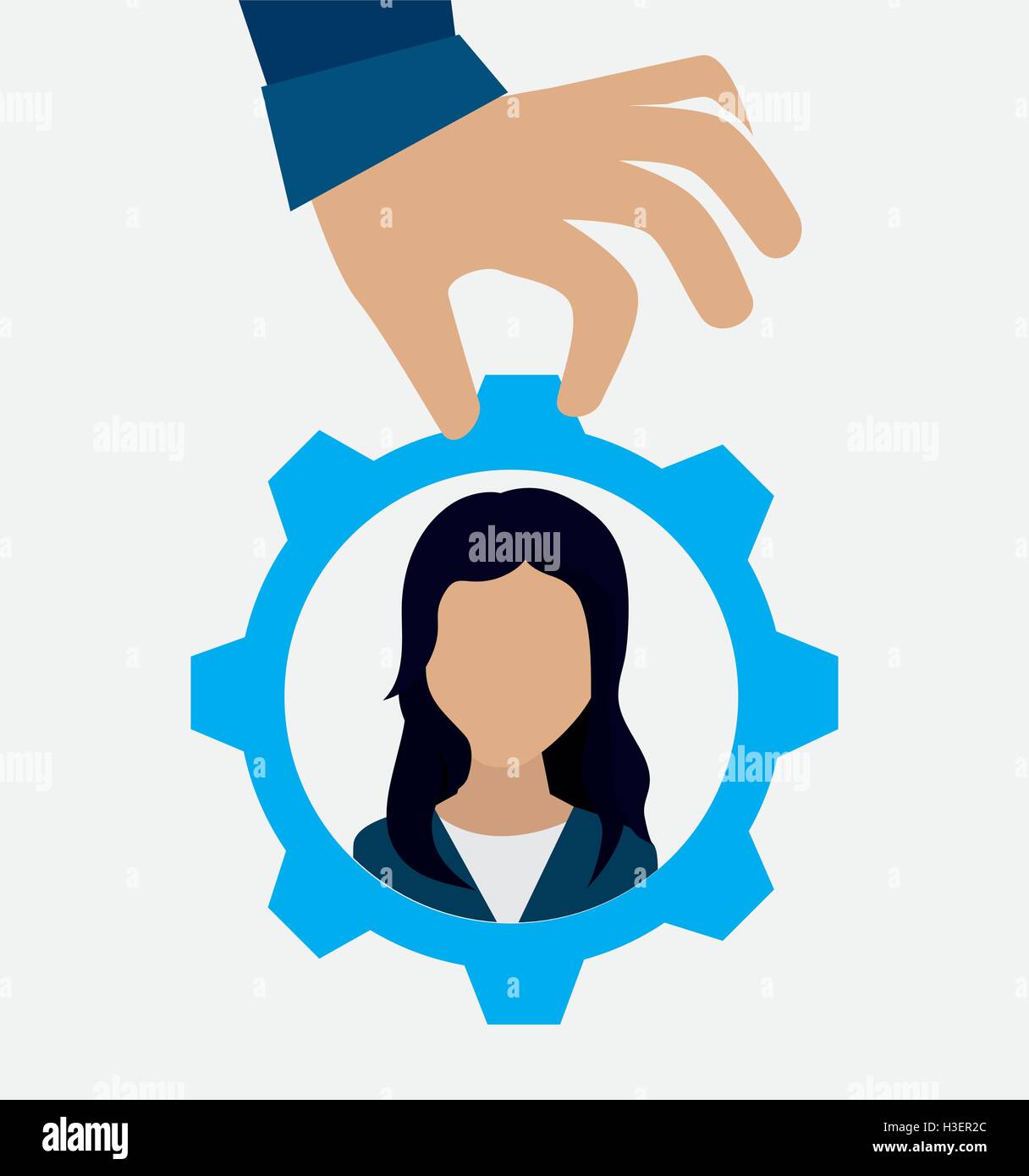 human resource design Stock Vector Image & Art - Alamy