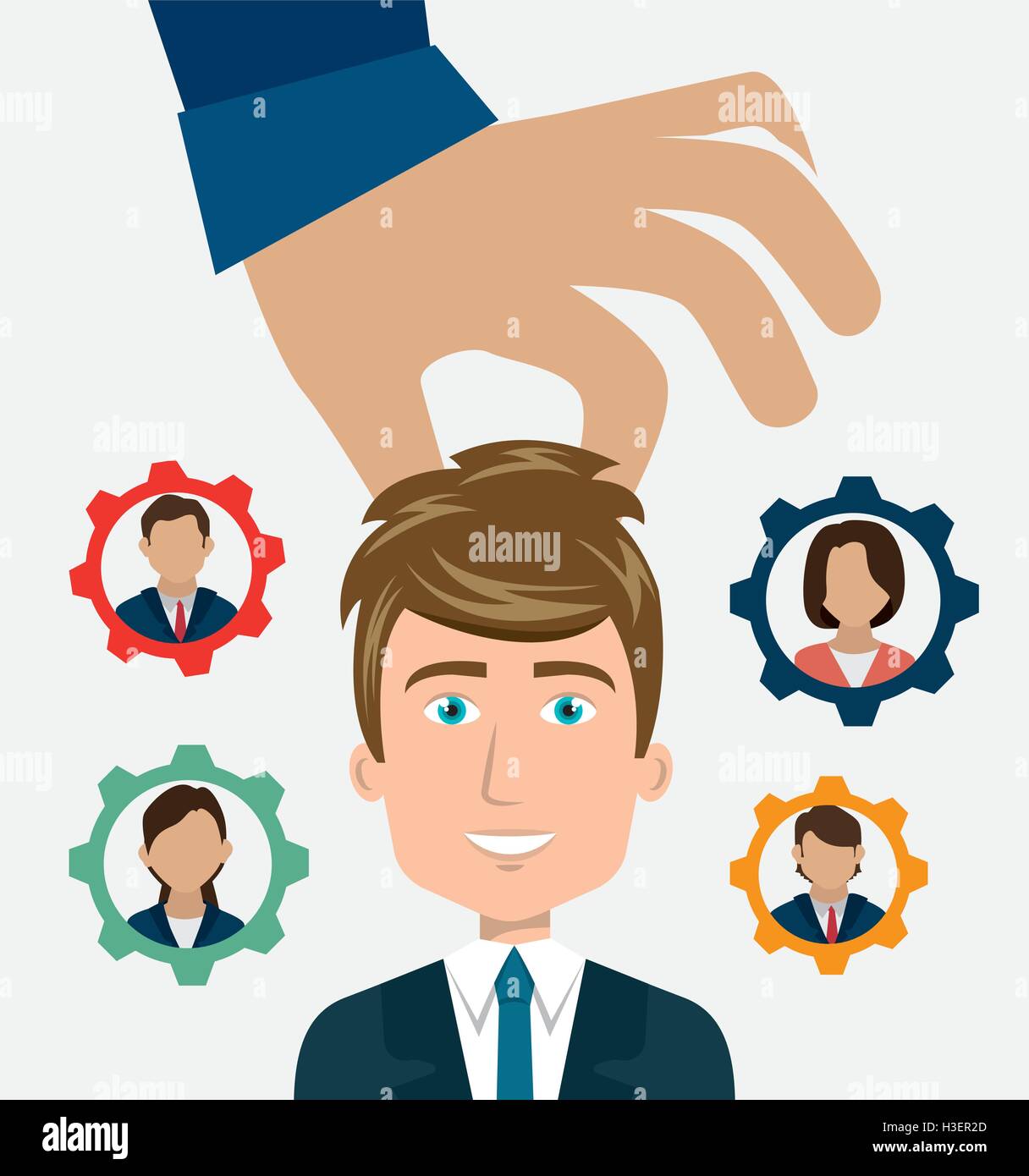 human resource design Stock Vector Image & Art - Alamy