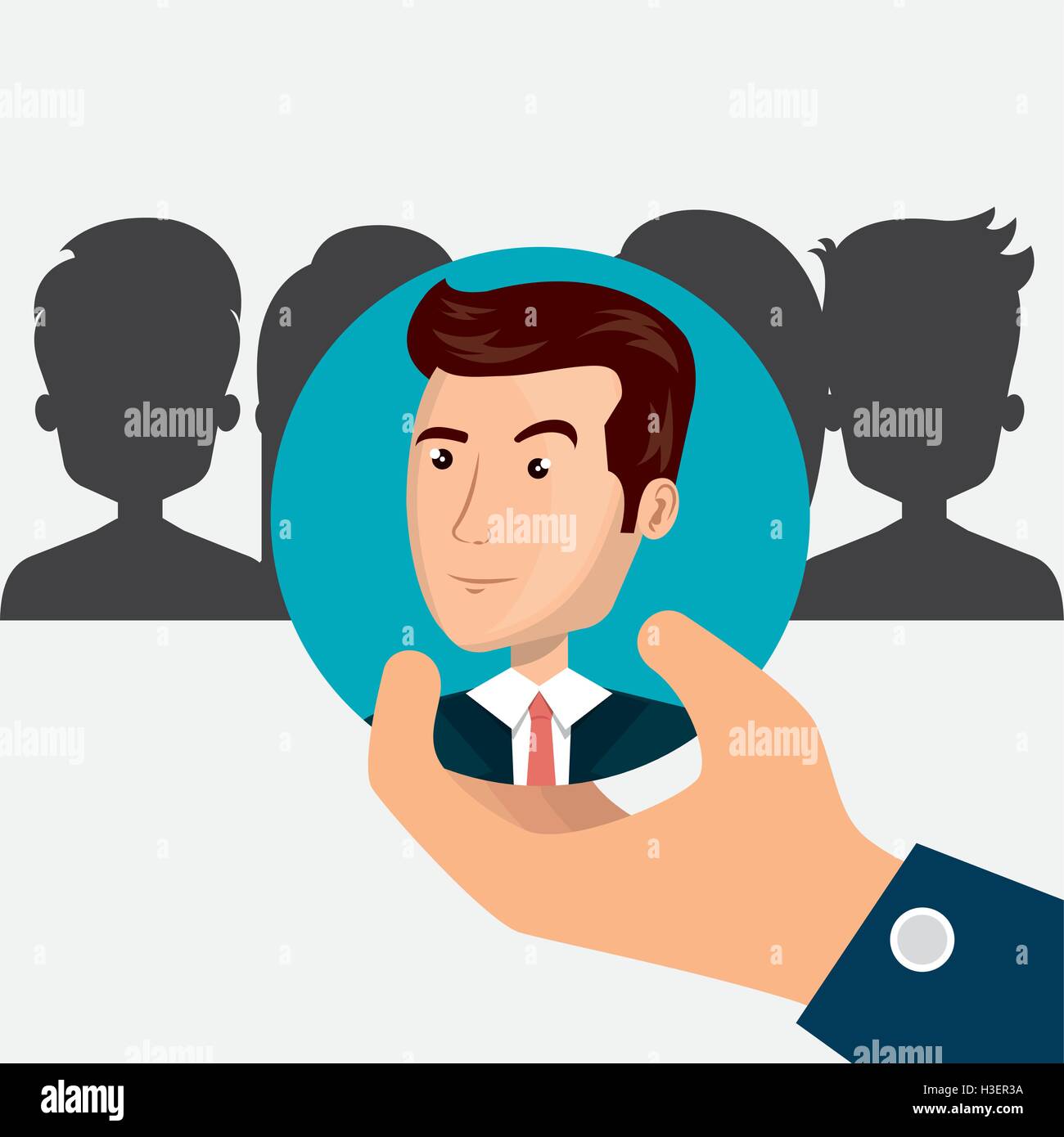 human resource design Stock Vector Image & Art - Alamy